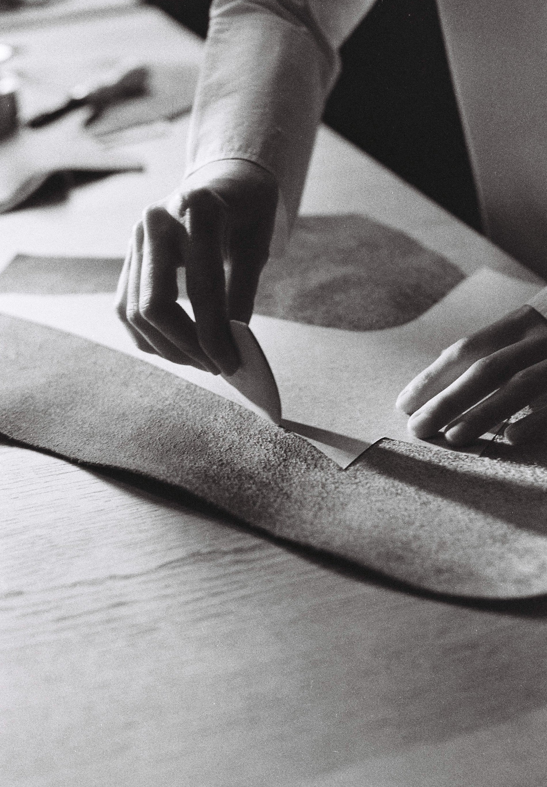 BOLSA DE PELE TRANÇADA