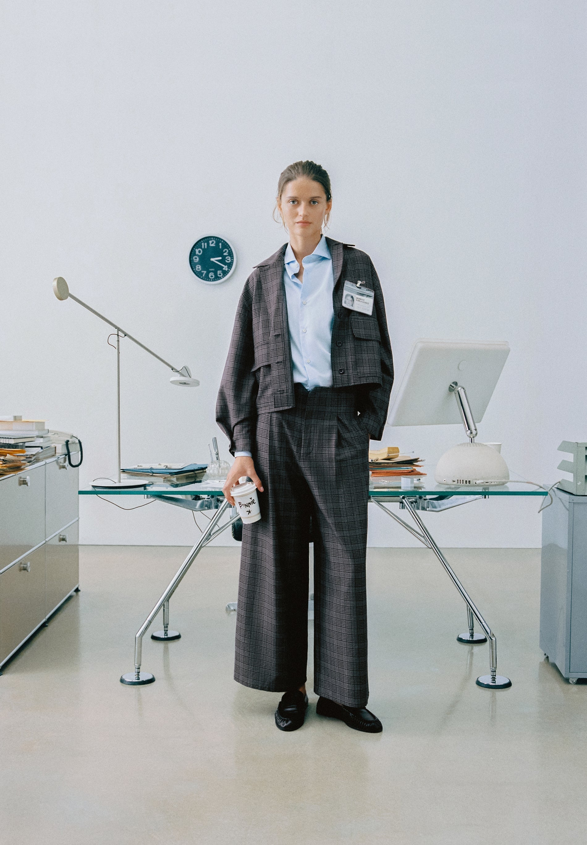 CALÇAS CULOTTES AOS QUADRADOS