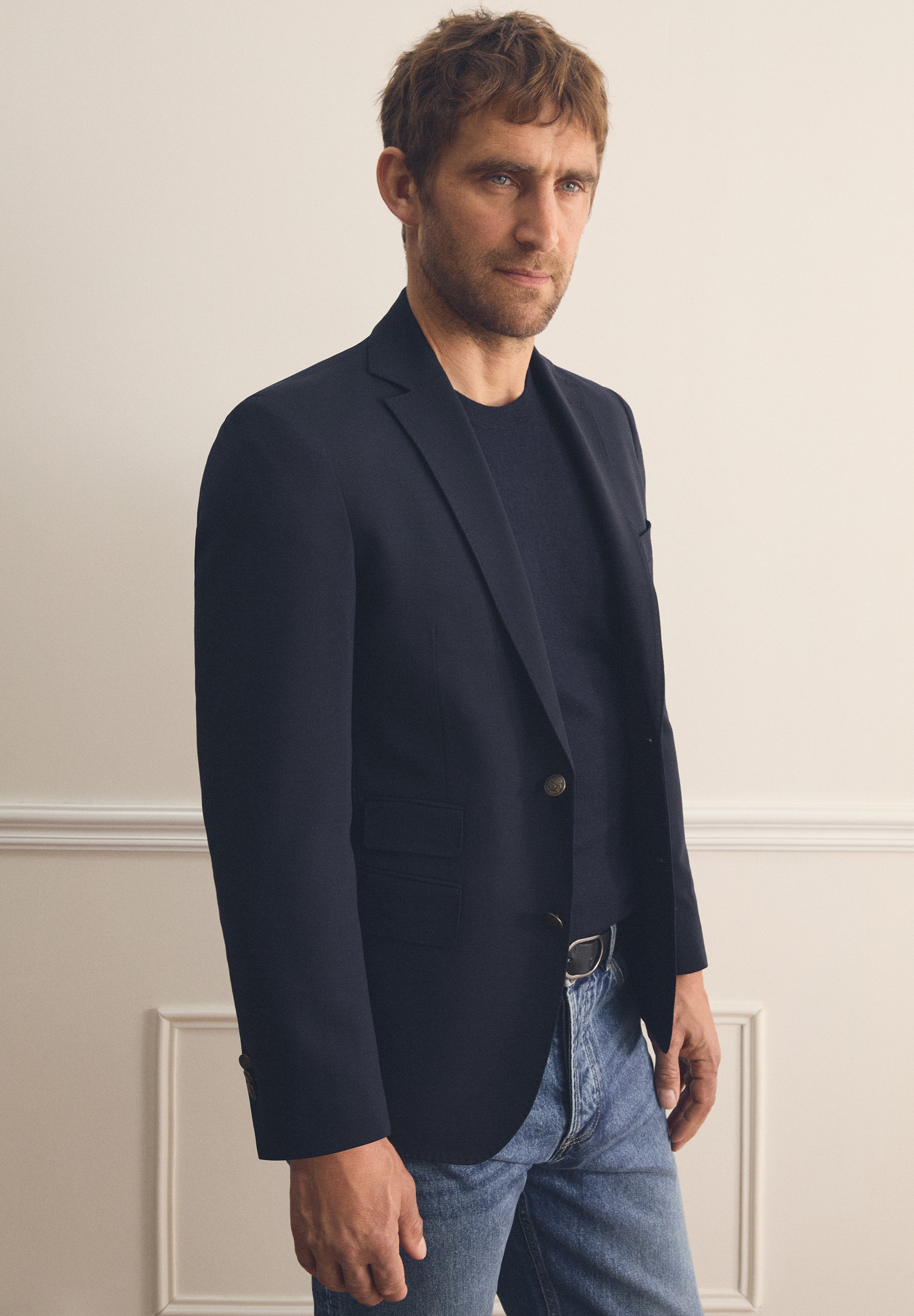 BLAZER DE LÃ COM BOLSOS
