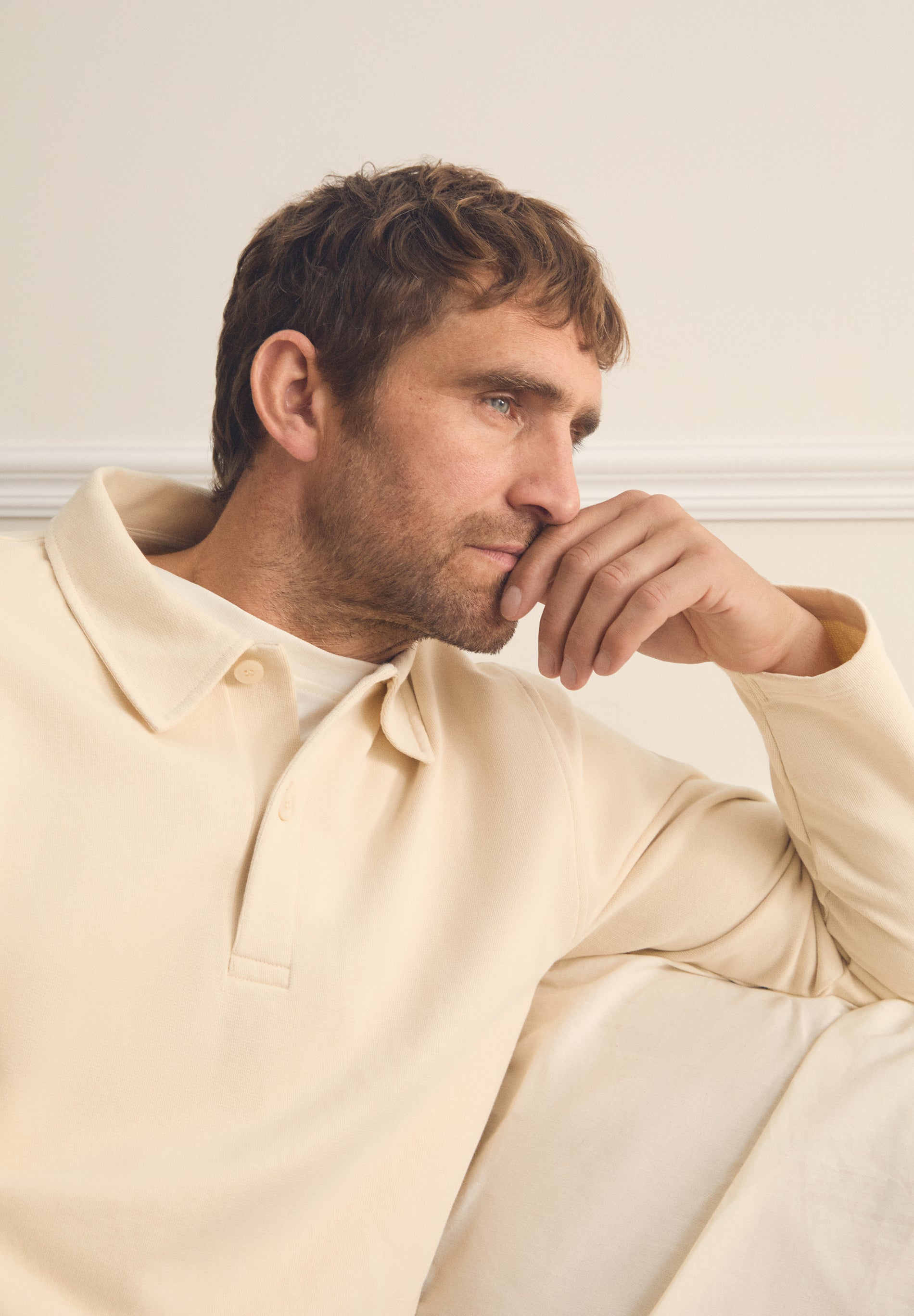 SWEATSHIRT COLARINHO DE POLO