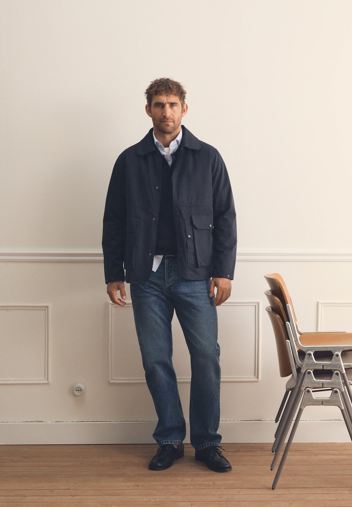 CARDIGAN TÉCNICO COM BOLSOS