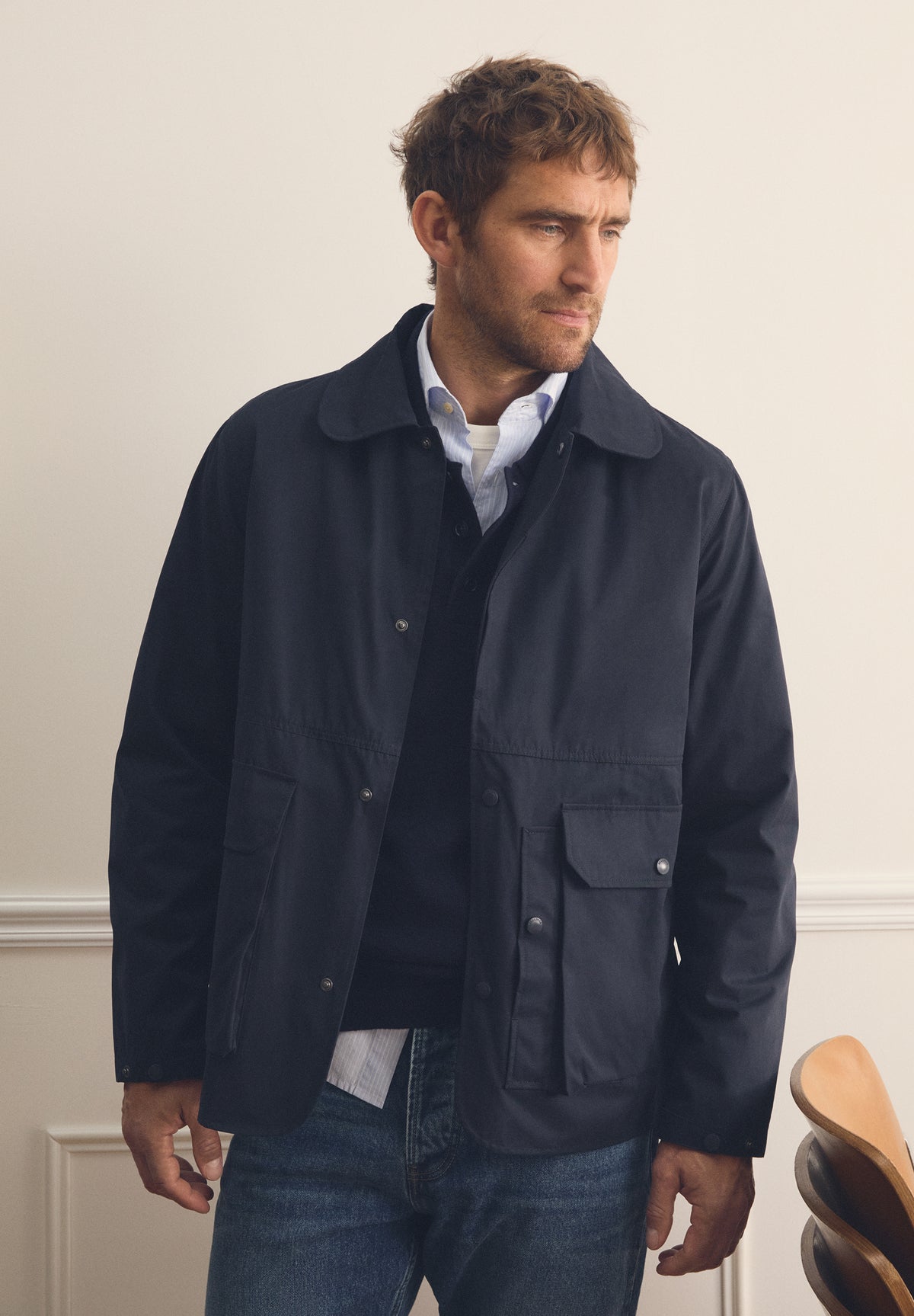 CARDIGAN TÉCNICO COM BOLSOS