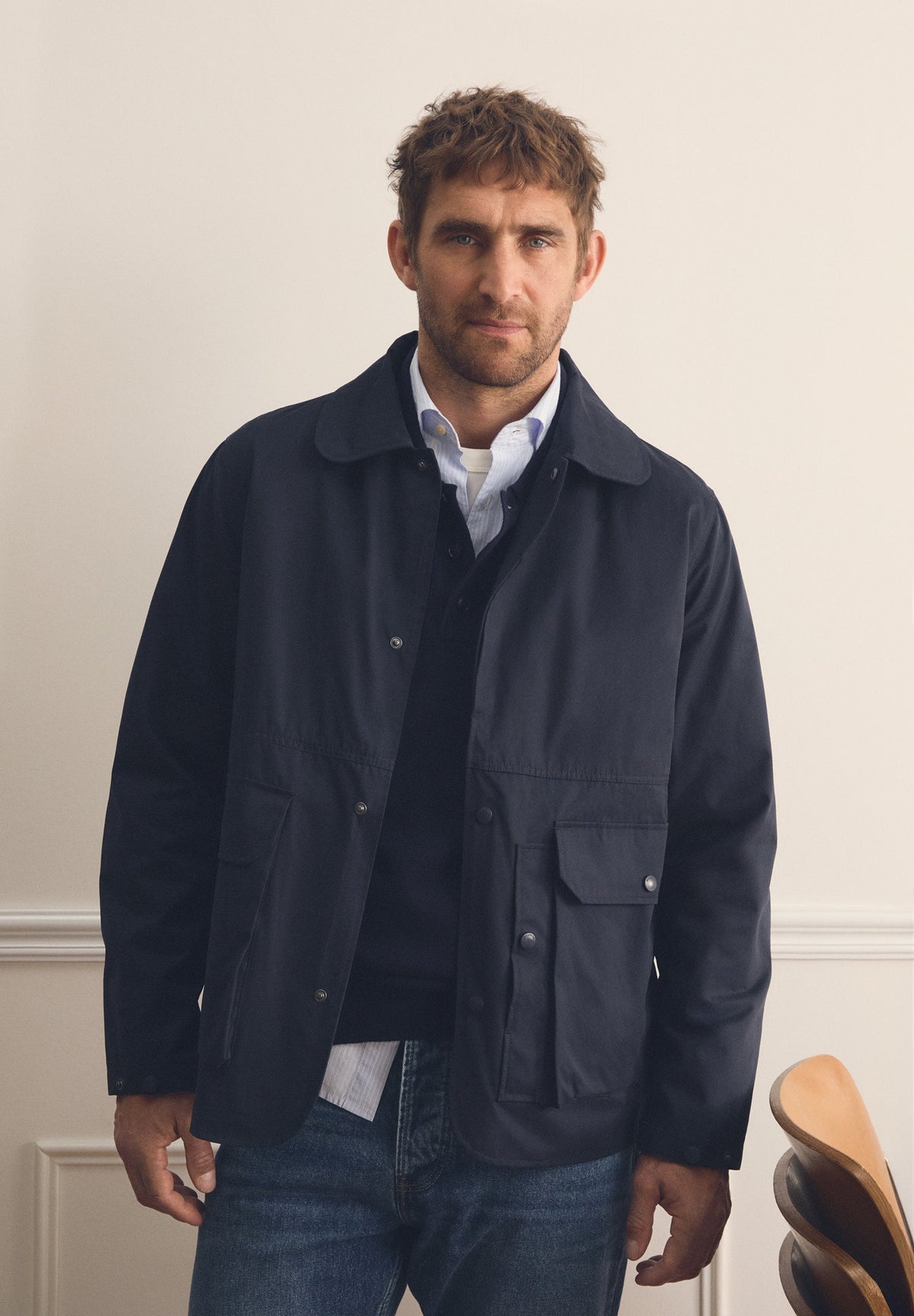 CARDIGAN TÉCNICO COM BOLSOS