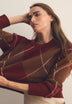 SWEATER COM LÃ TEXTURA DIAMANTE