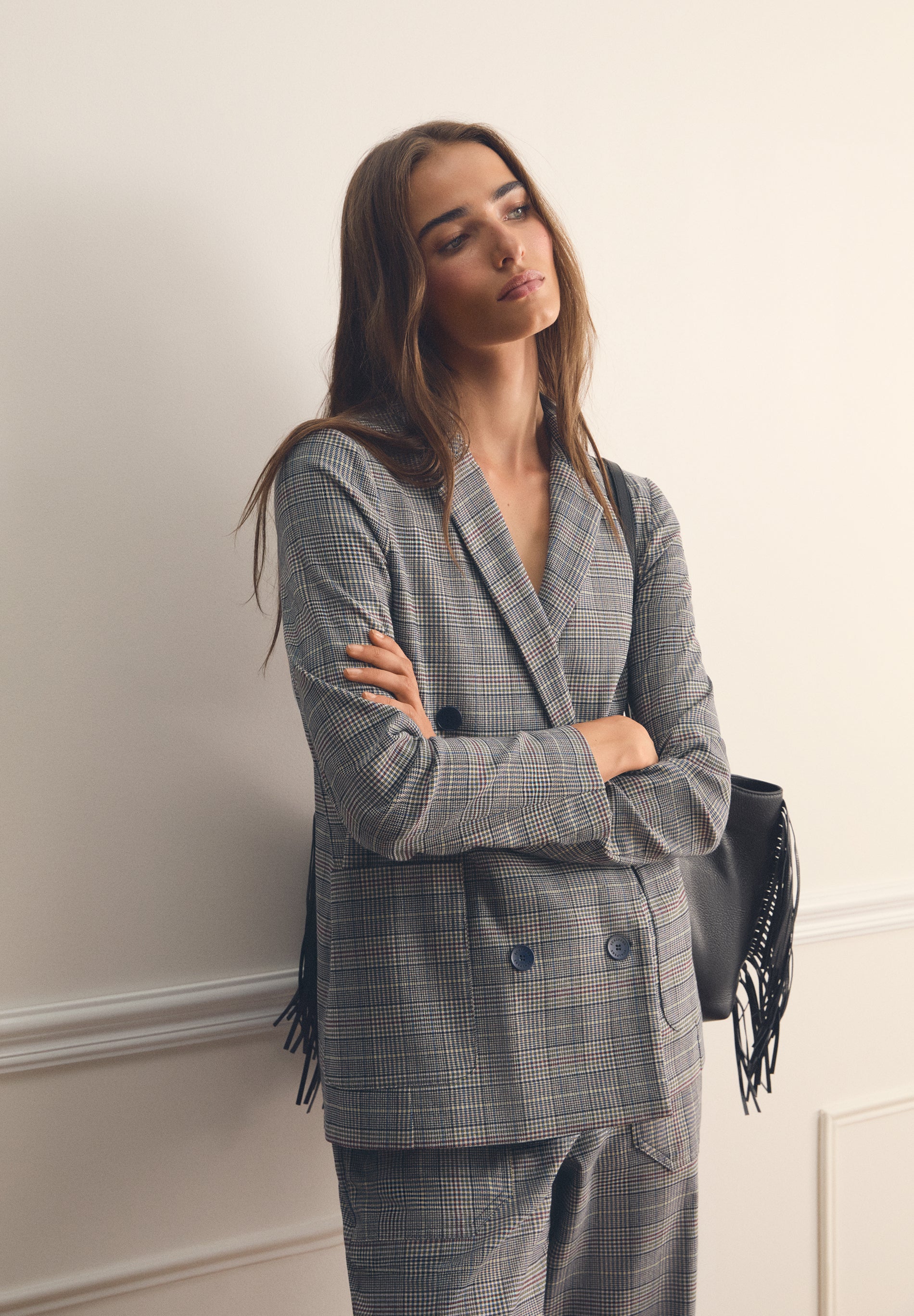 BLAZER CRUZADO XADREZ