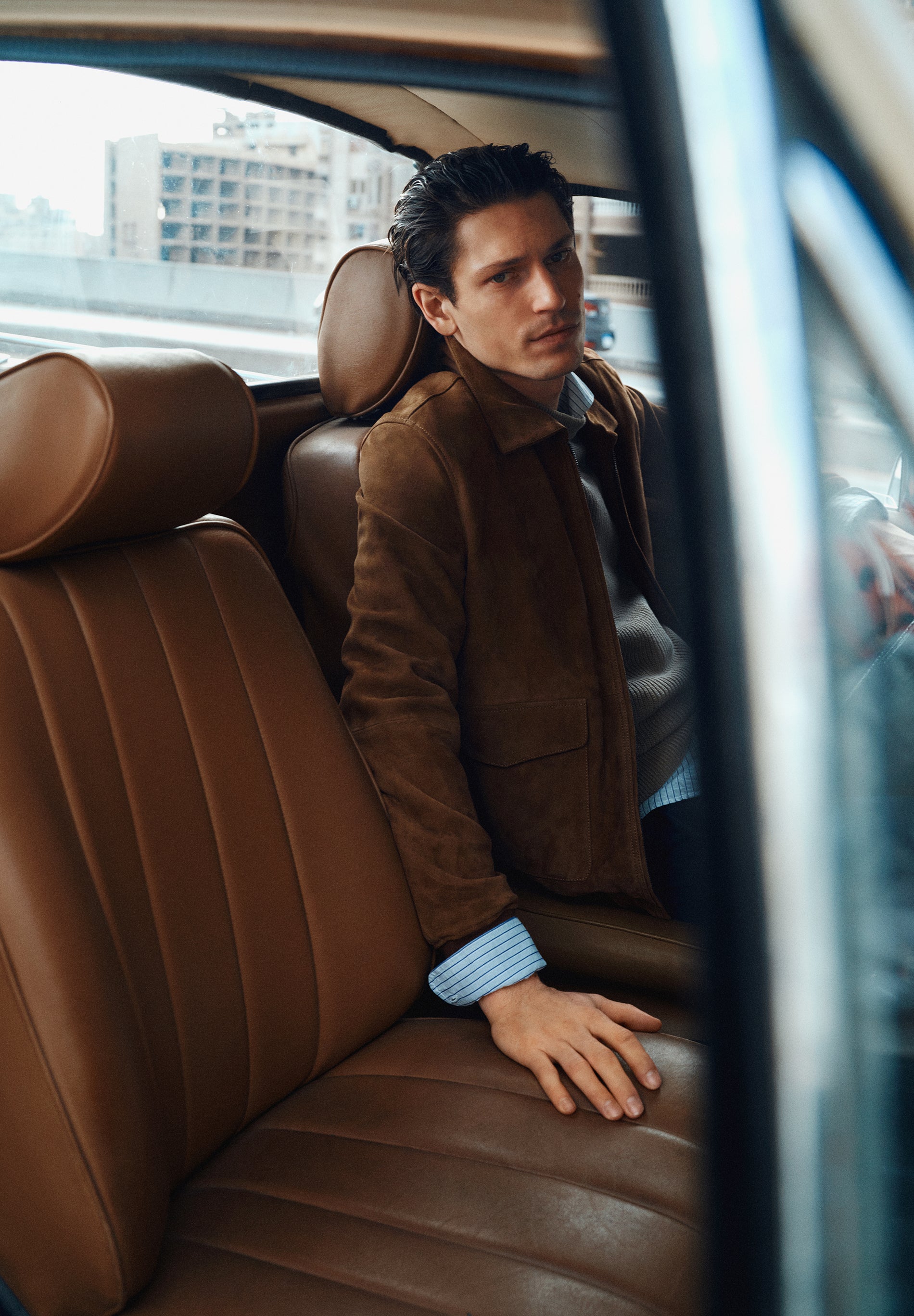 CARDIGAN BOMBER DE CAMURÇA