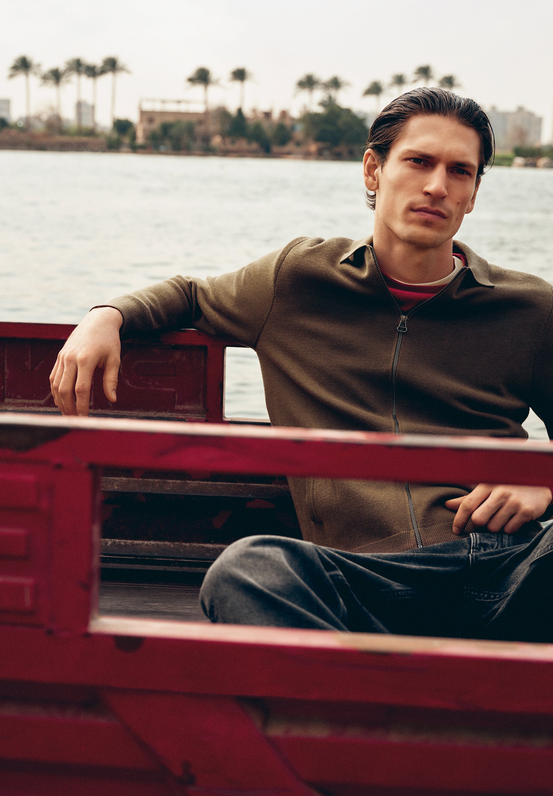 CARDIGAN DE LÃ COM FECHO DE CORRER