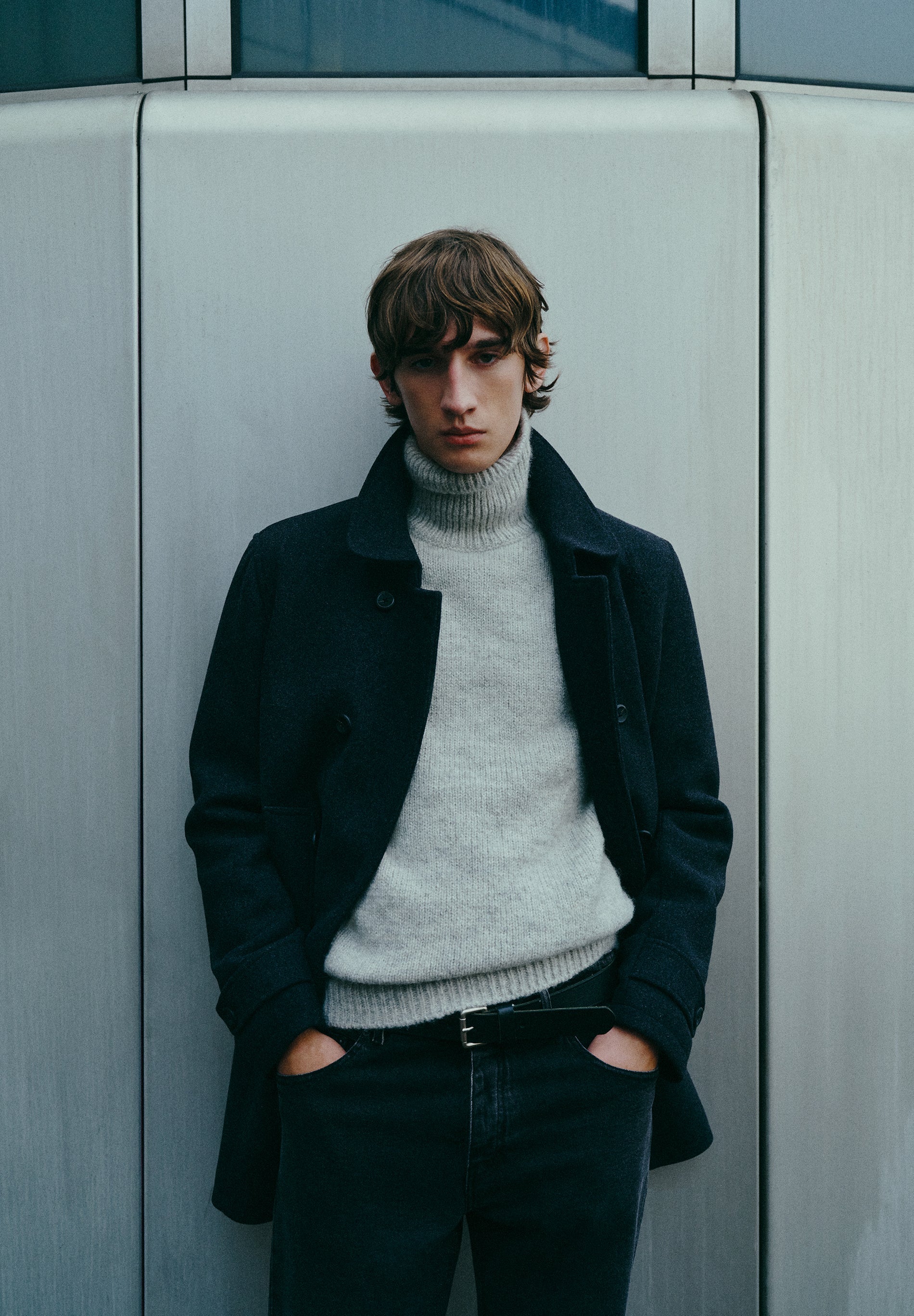 CASACO CRUZADO DE LÃ