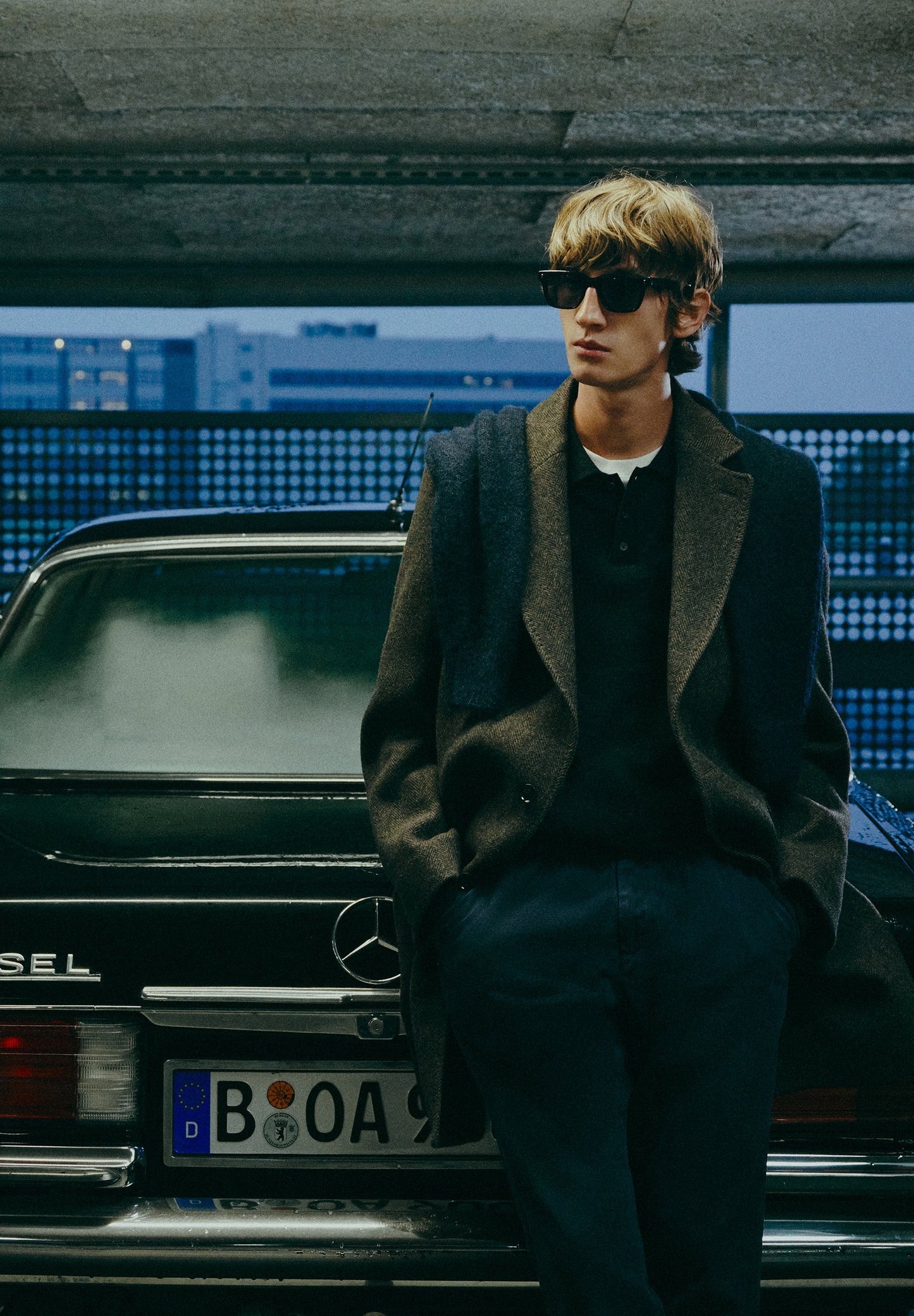 CASACO DE LÃ EM ESPIGA