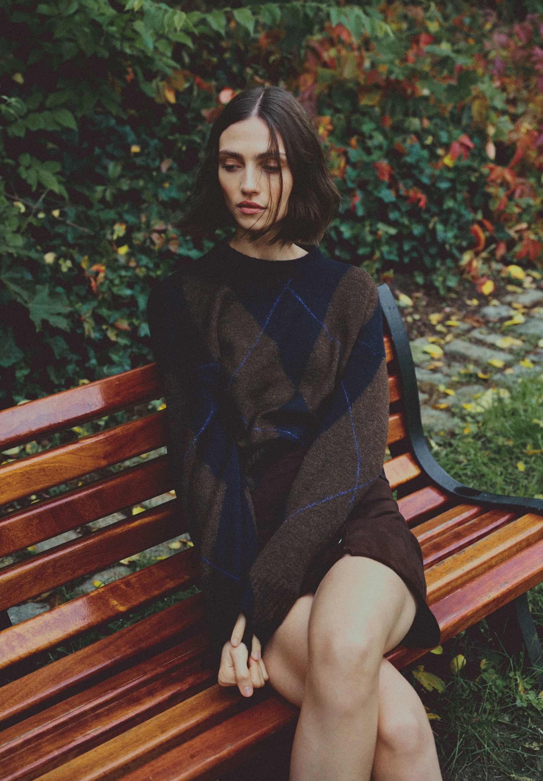 SWEATER COM ESTAMPADO LOSANGOS