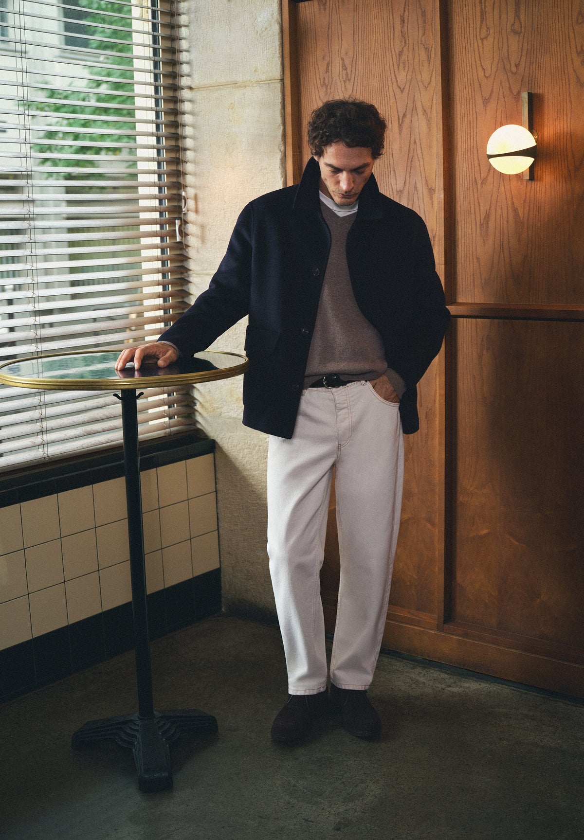 CARDIGAN DE LÃ COM BOTÕES