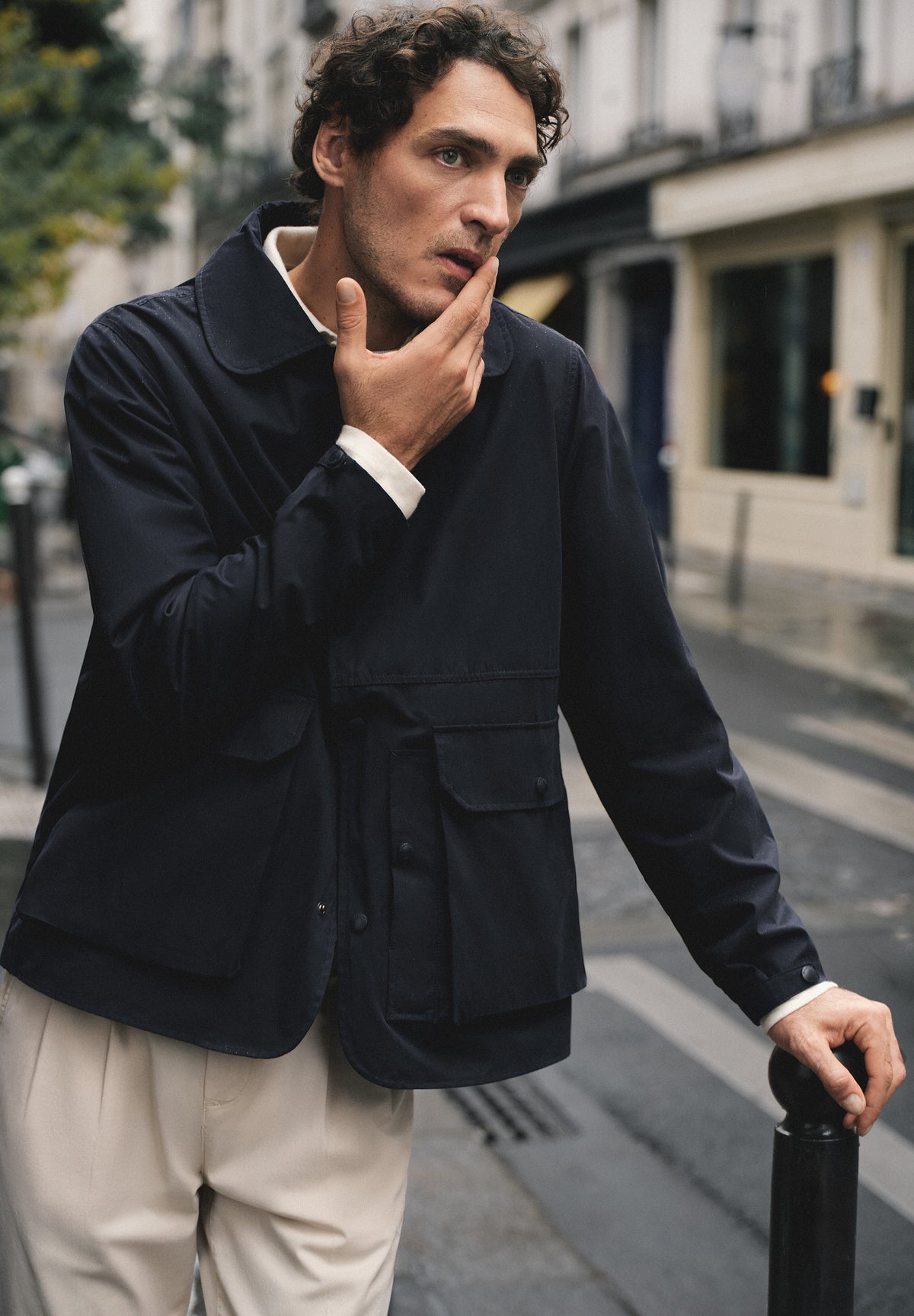 CARDIGAN TÉCNICO COM BOLSOS