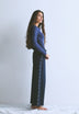 JEANS CULOTTES COM TACHAS
