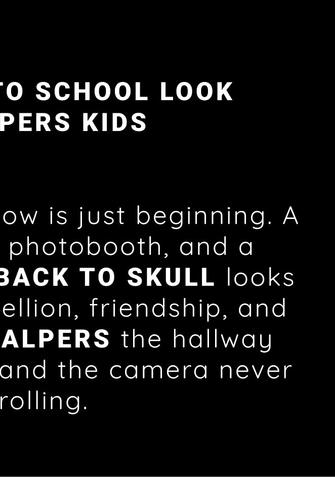 SCBTSKULL BAG KIDS