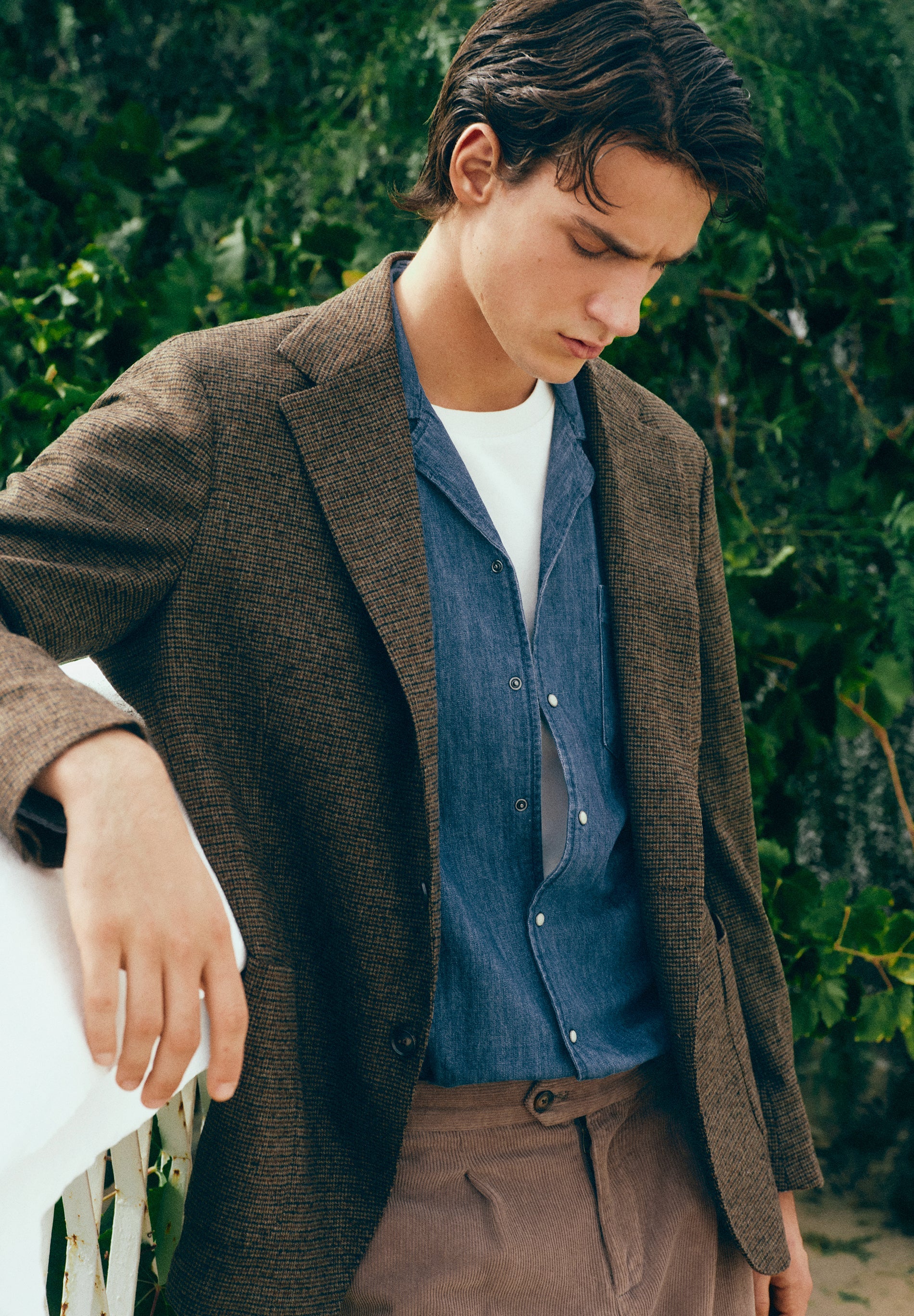 BLAZER XADREZ EM LÃ
