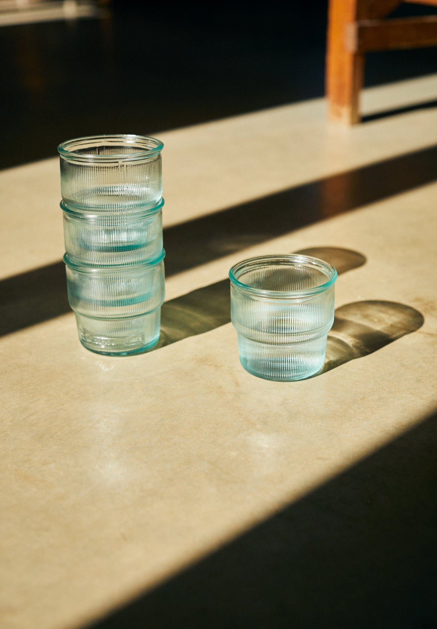 COPO DE VIDRO COM LINHAS