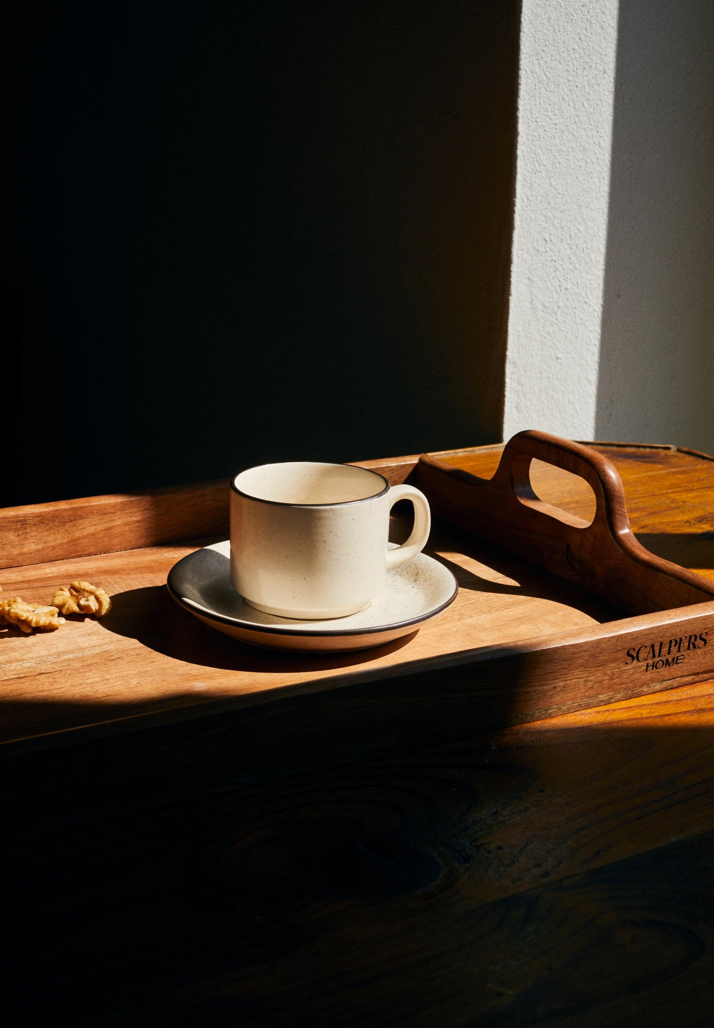 PRATO DE CHÁVENA DE CAFÉ EM CERÂMICA FIO