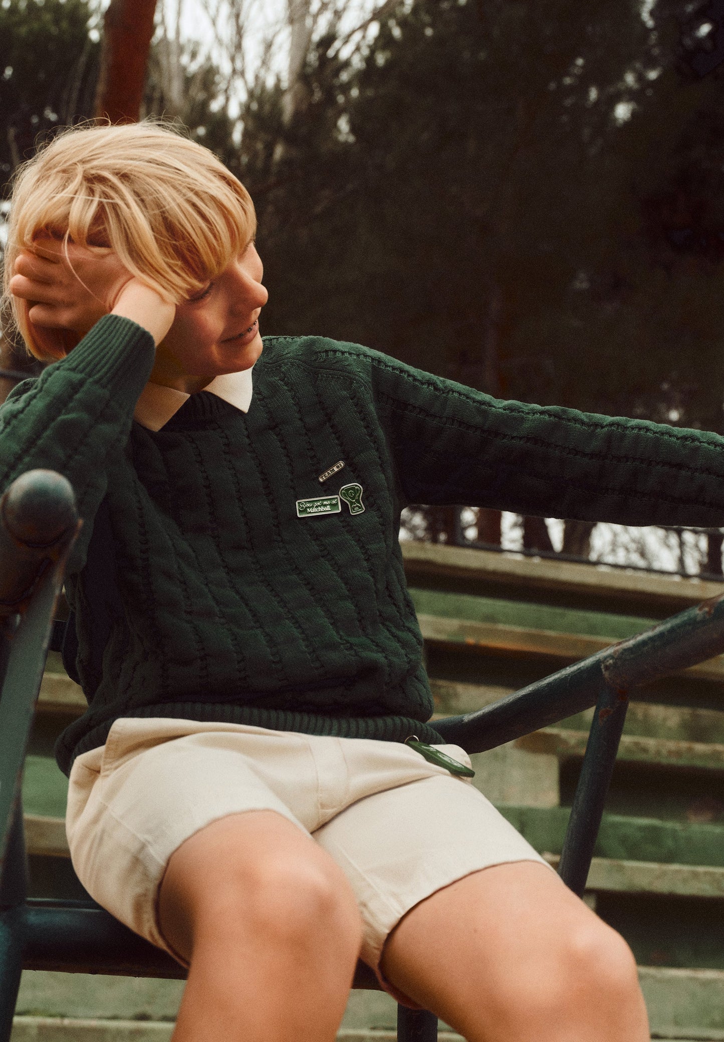 SWEATER DE MALHA COM MANGA RAGLÃ