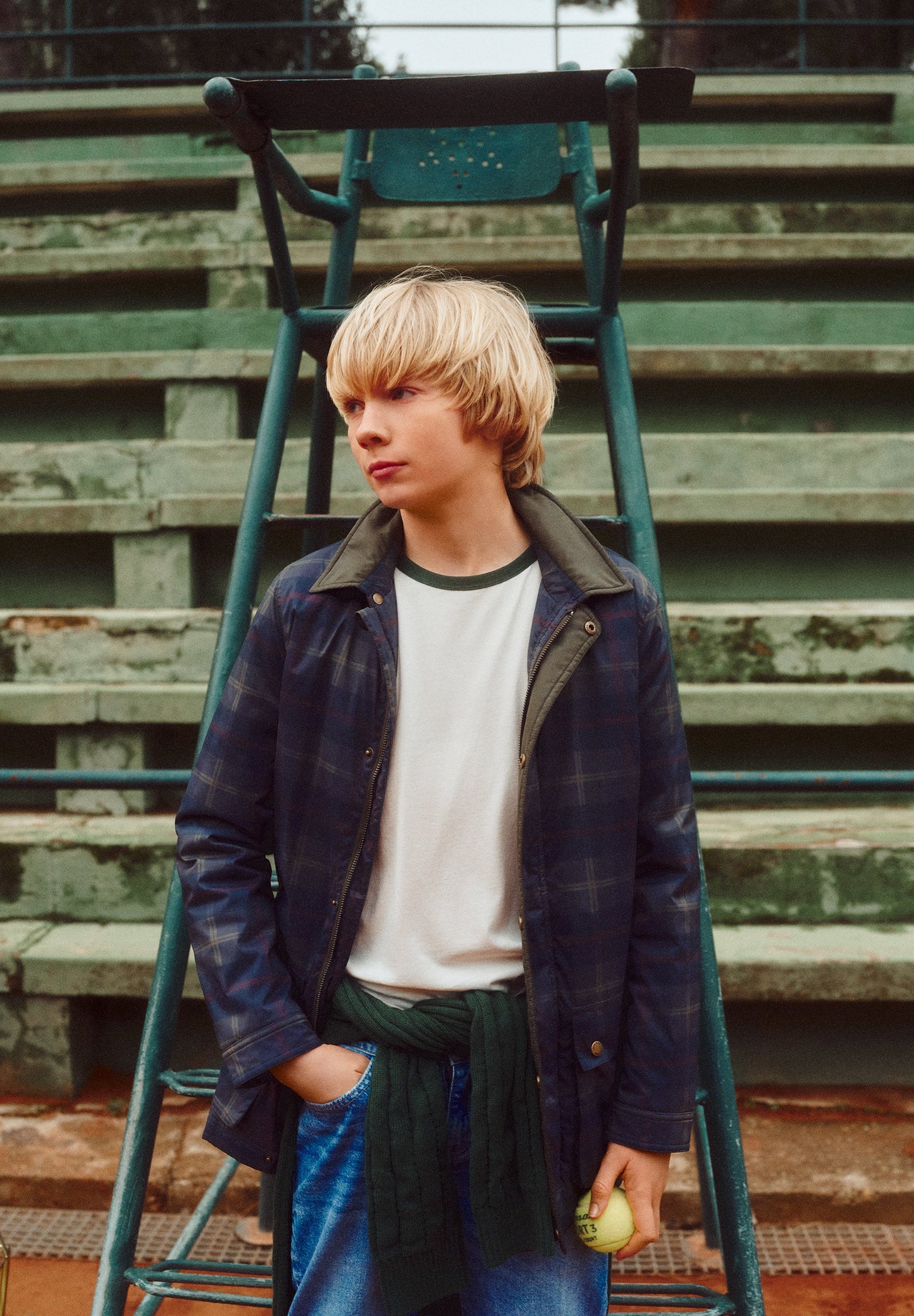 CARDIGAN ENCERADO XADREZ