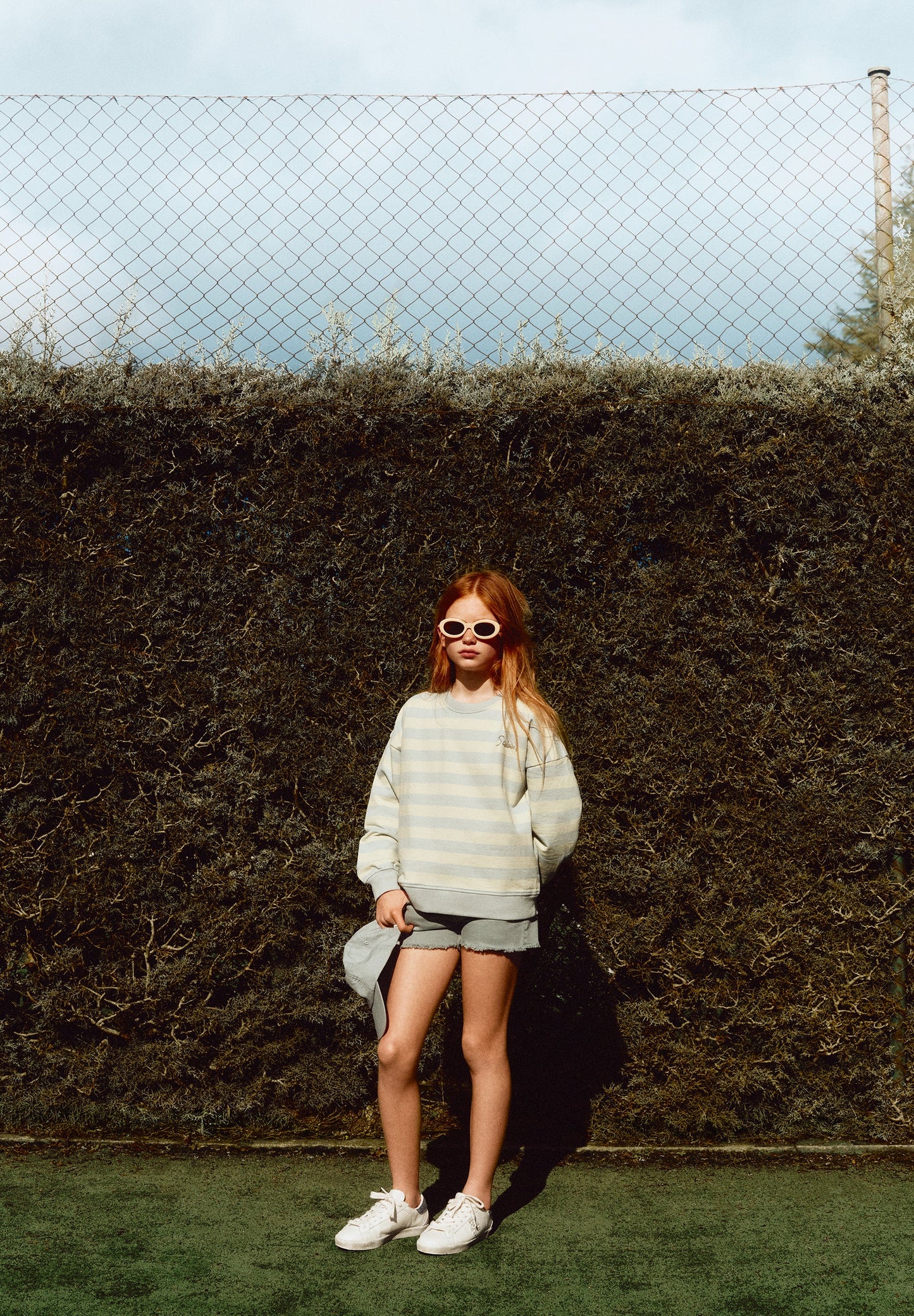 SWEATSHIRT ÀS RISCAS RELAXED