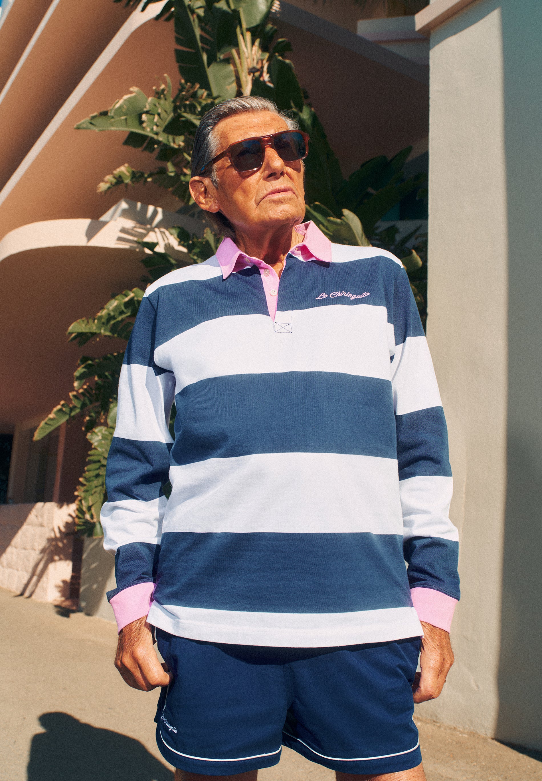 SWEATSHIRT CAMISA POLO EM CONTRASTE | LE CHIRINGUITO