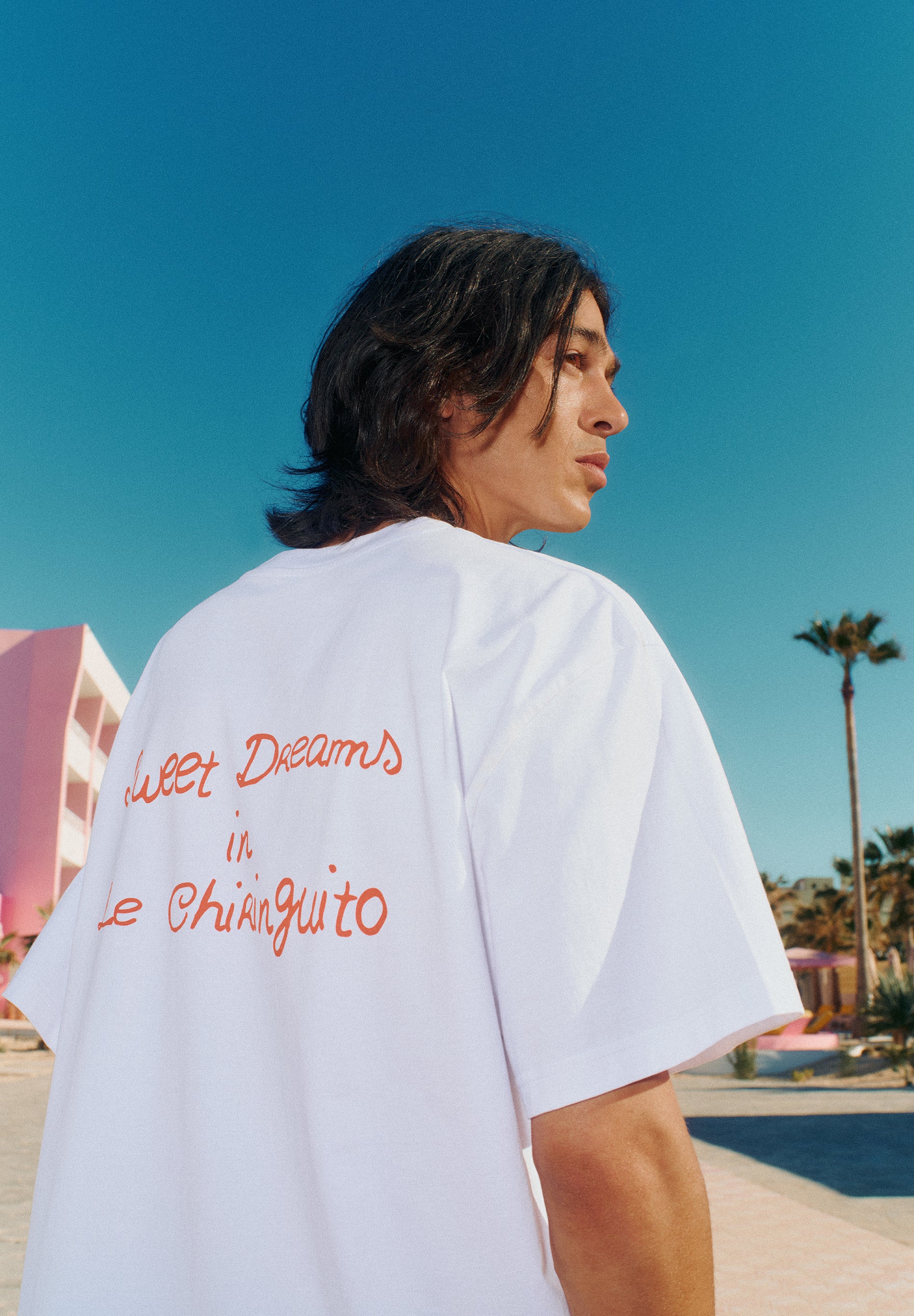 T-SHIRT COM PADRÃO EM CONTRASTE | LE CHIRINGUITO