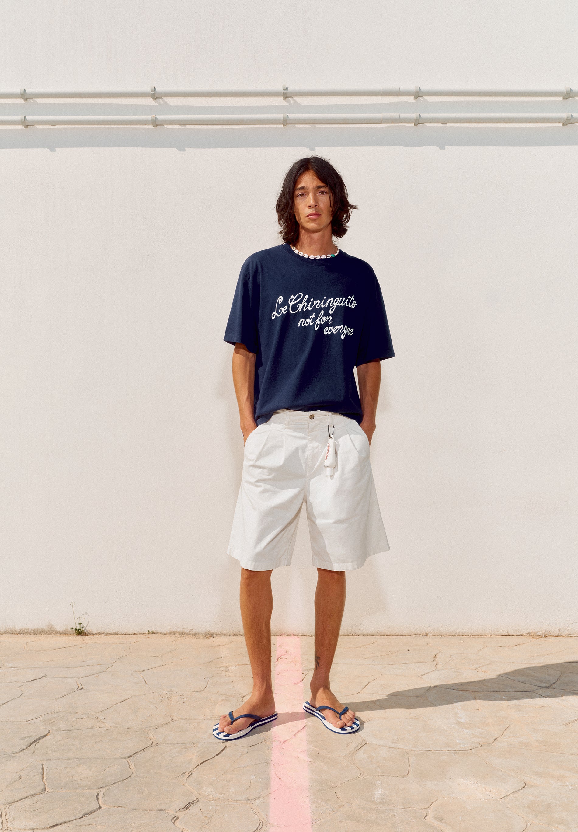 T-SHIRT COM PADRÃO EM CONTRASTE | LE CHIRINGUITO
