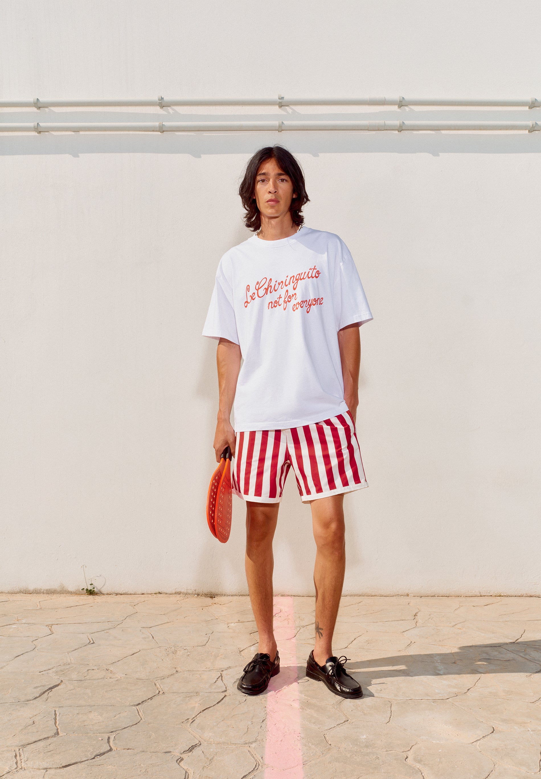 T-SHIRT COM PADRÃO EM CONTRASTE | LE CHIRINGUITO