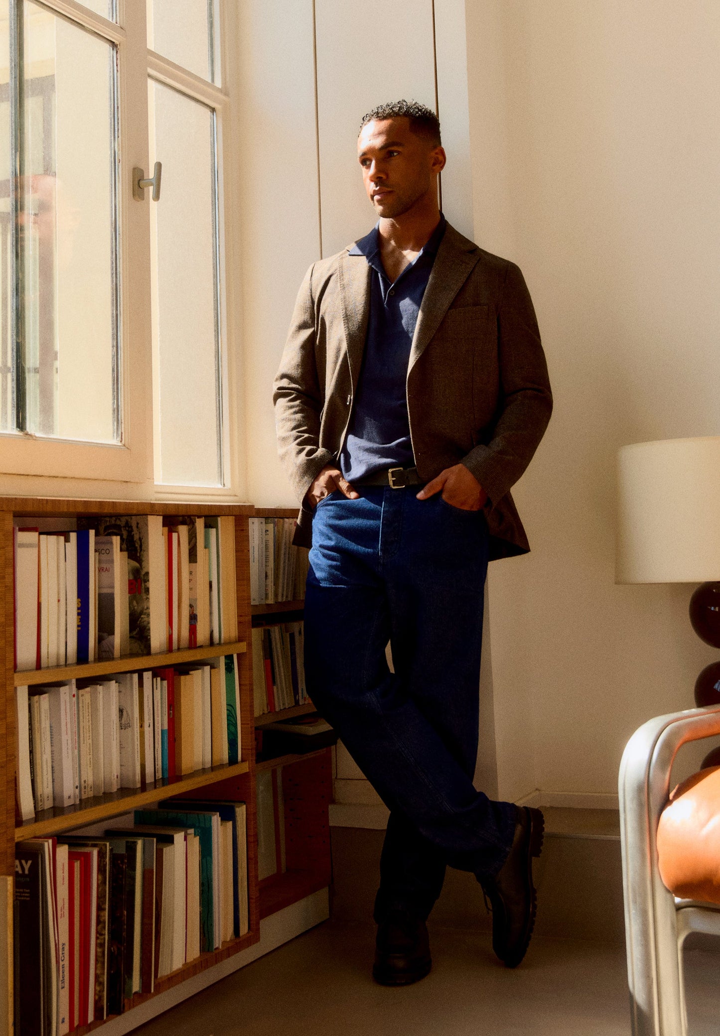 BLAZER XADREZ EM LÃ