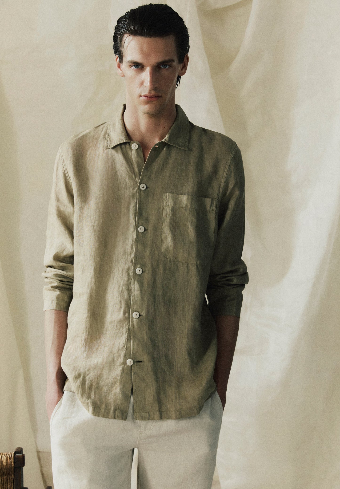 CAMISA DE LINHO LOOSE FIT