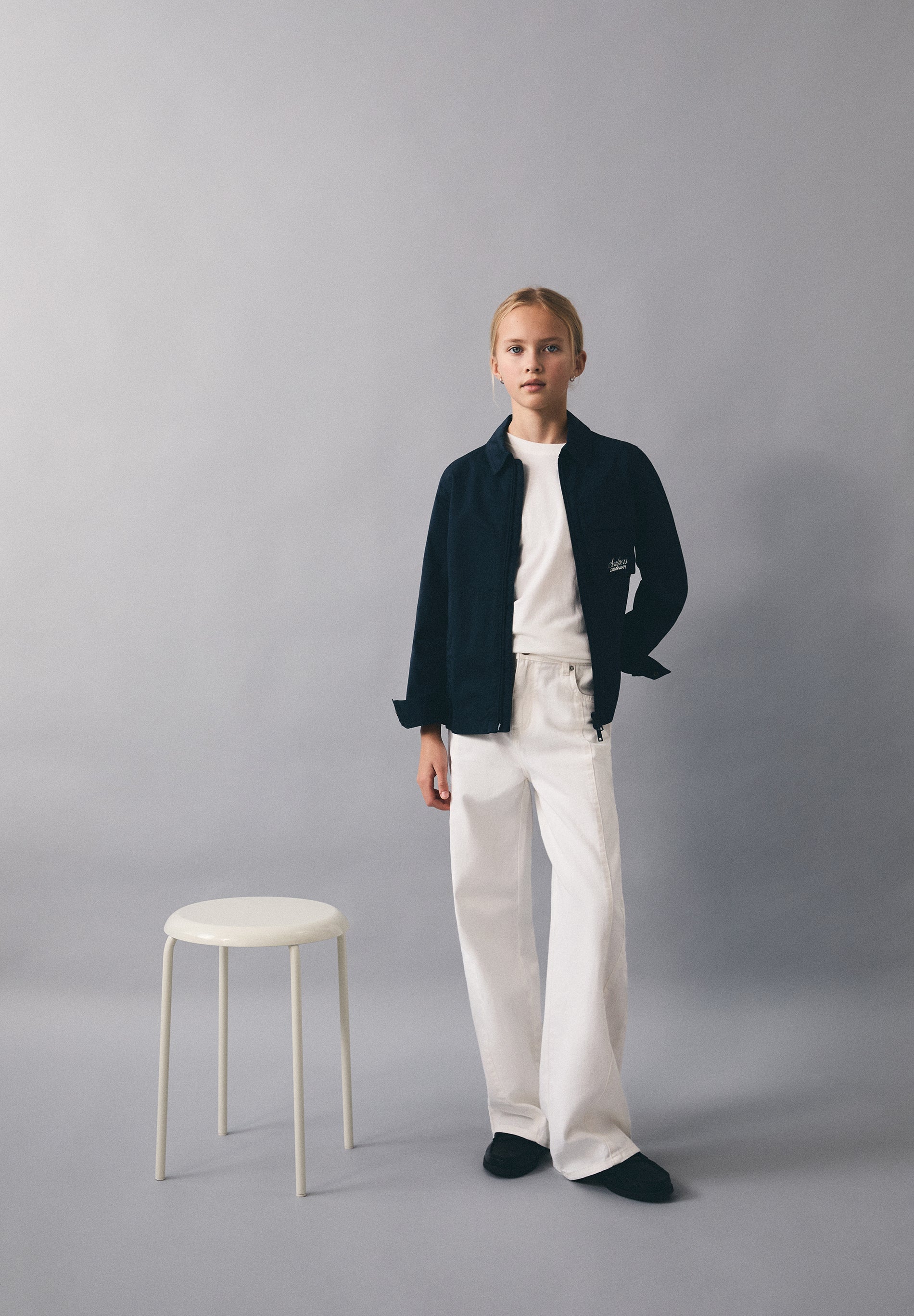 CARDIGAN NAVY COM BOLSO