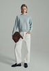 SWEATER 100% CAXEMIRA DECOTE REDONDO