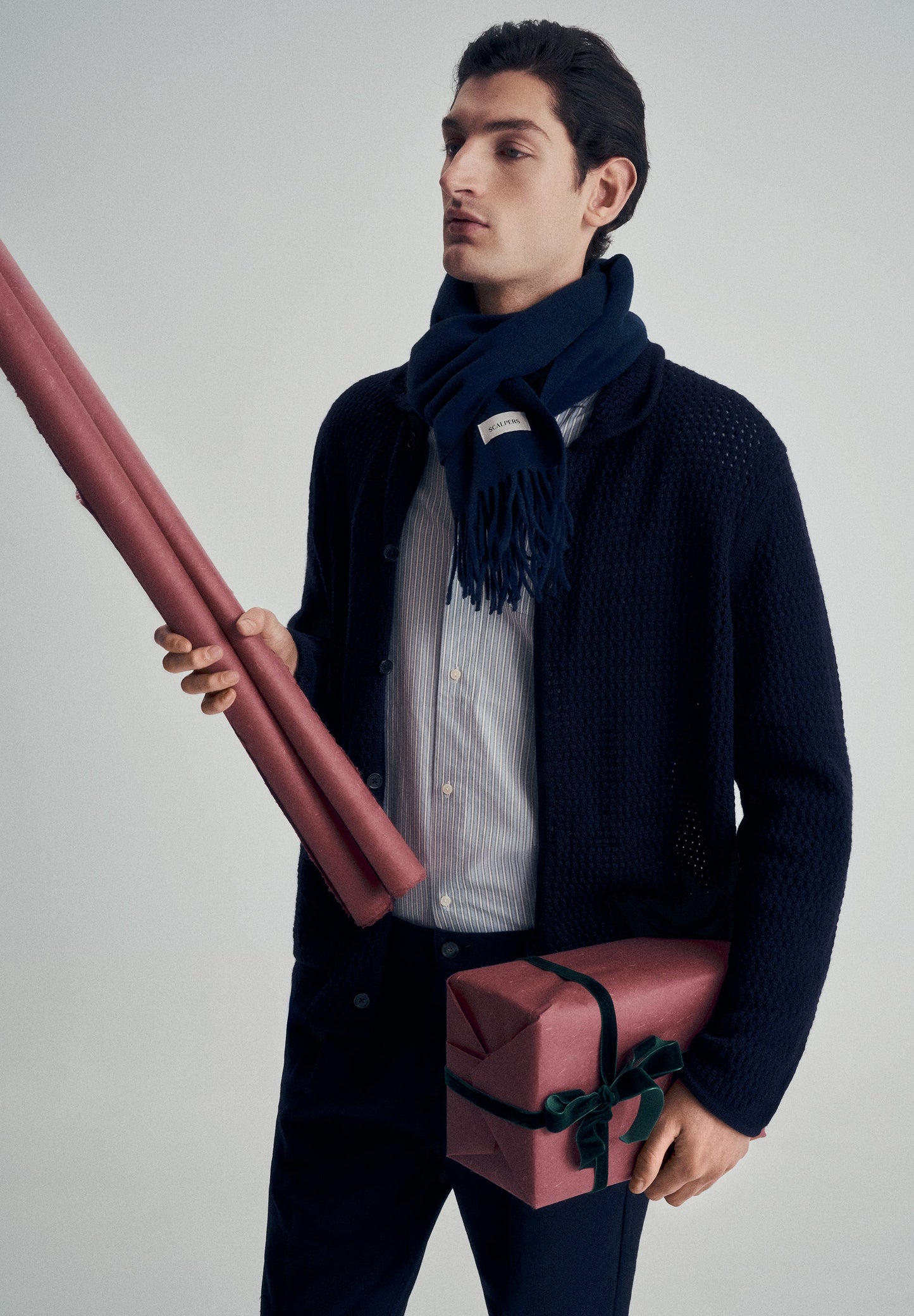 CAMISA ÀS RISCAS COM SKULL