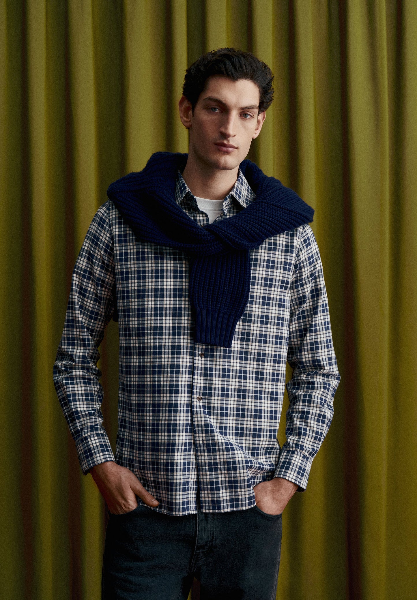 CAMISA ESTAMPADA DE XADREZ TARTÃ