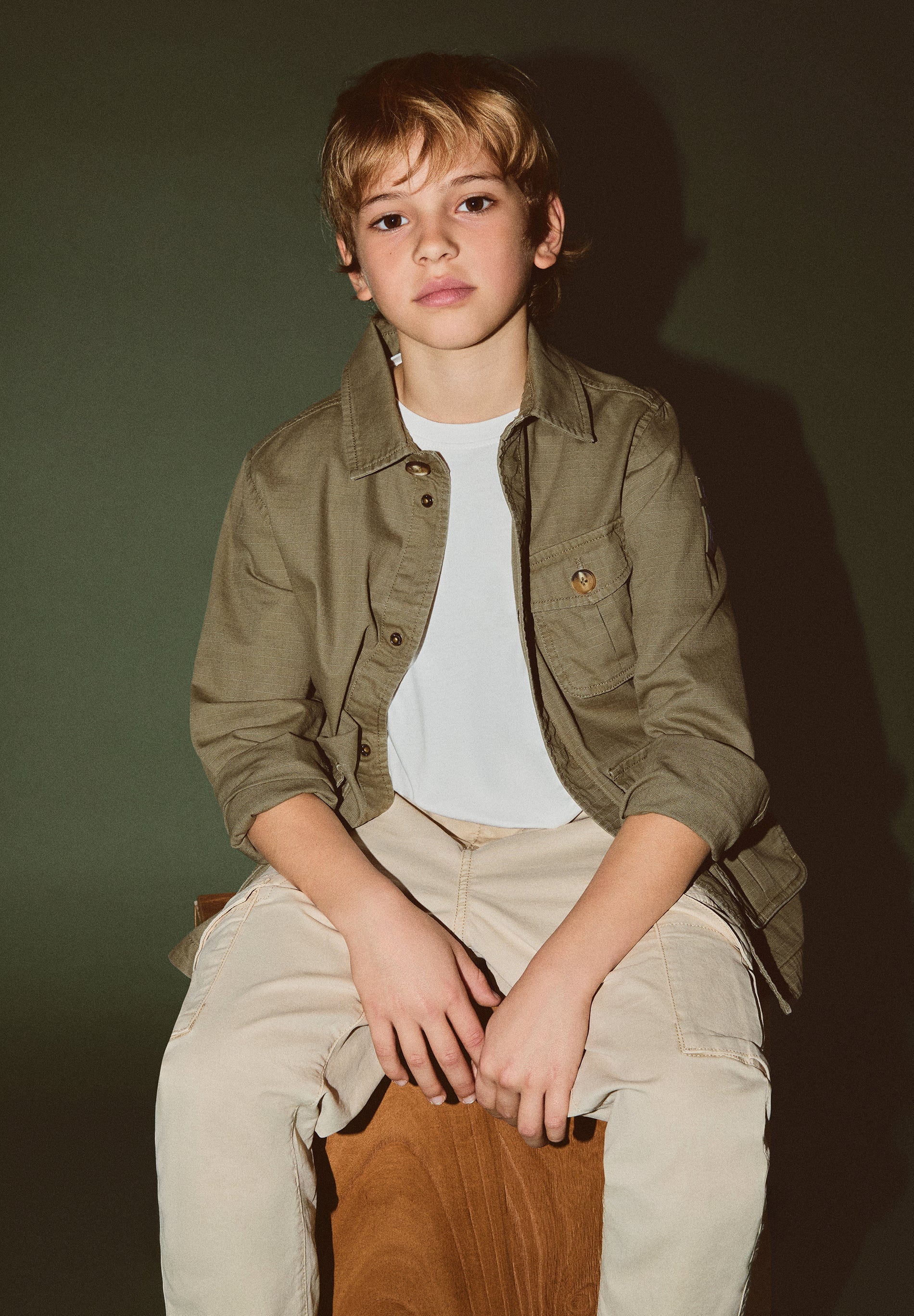 CARDIGAN COM BOLSOS SAFARI