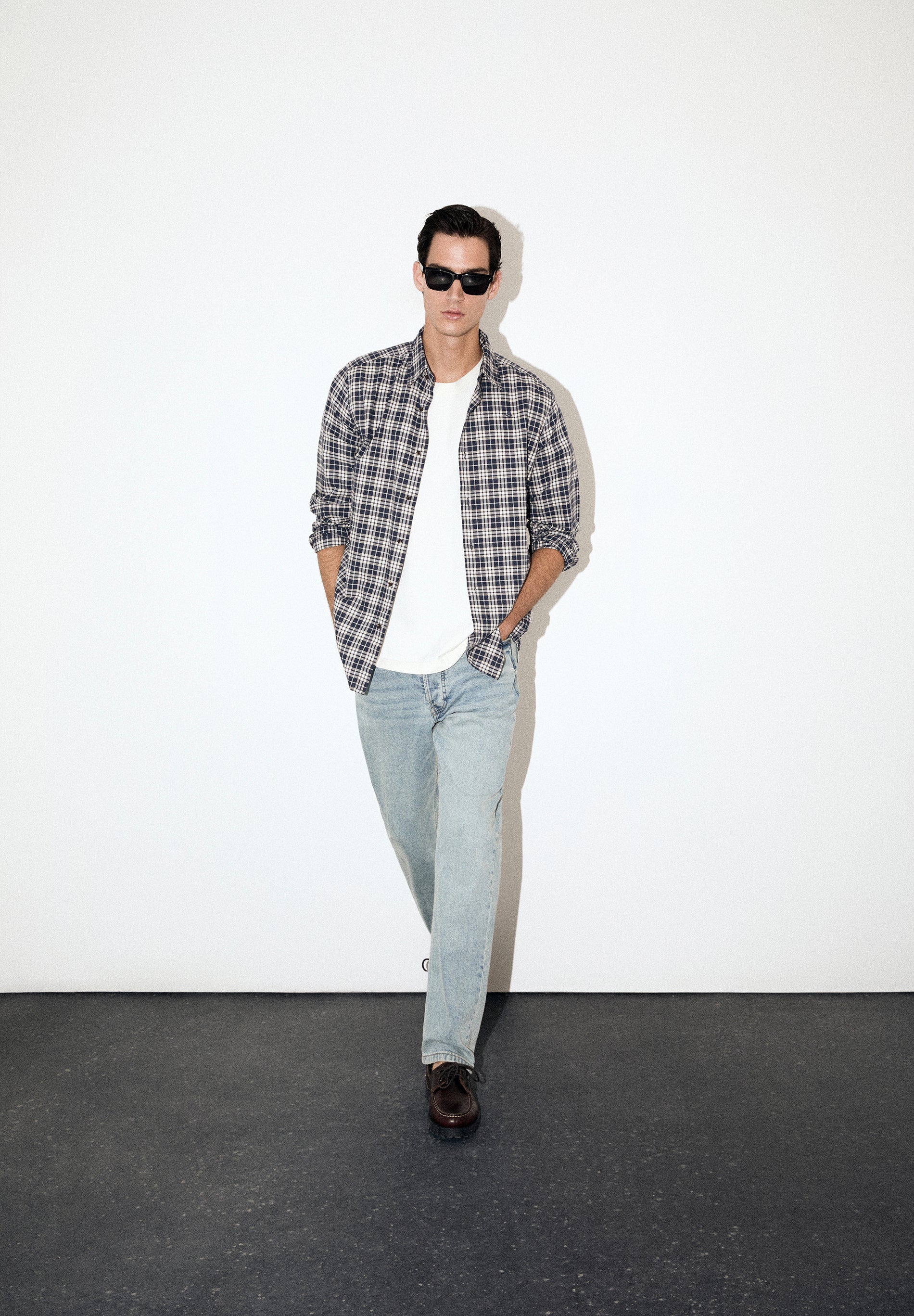 CAMISA ESTAMPADA DE XADREZ TARTÃ