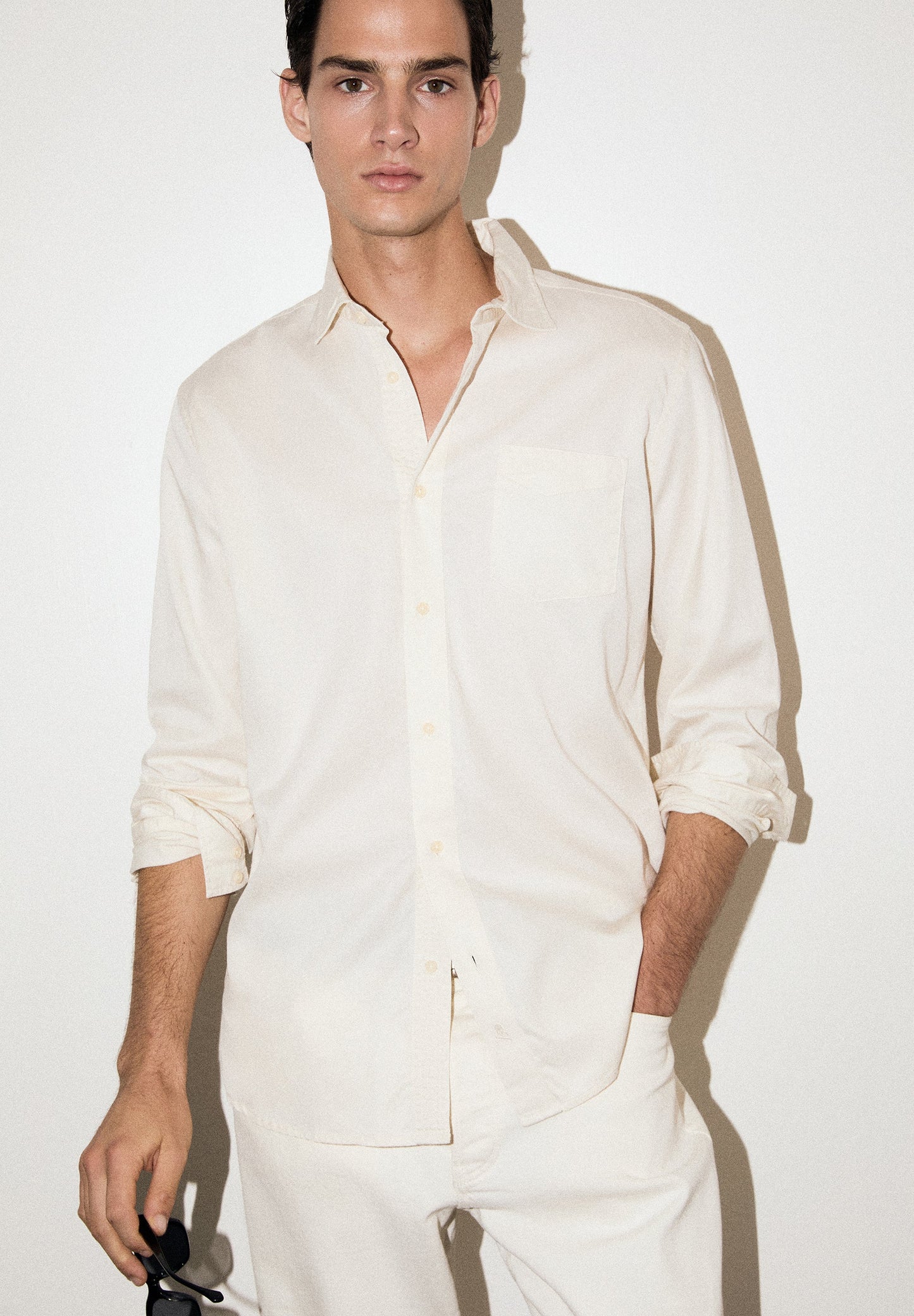CAMISA FLUIDA EM ALGODÃO