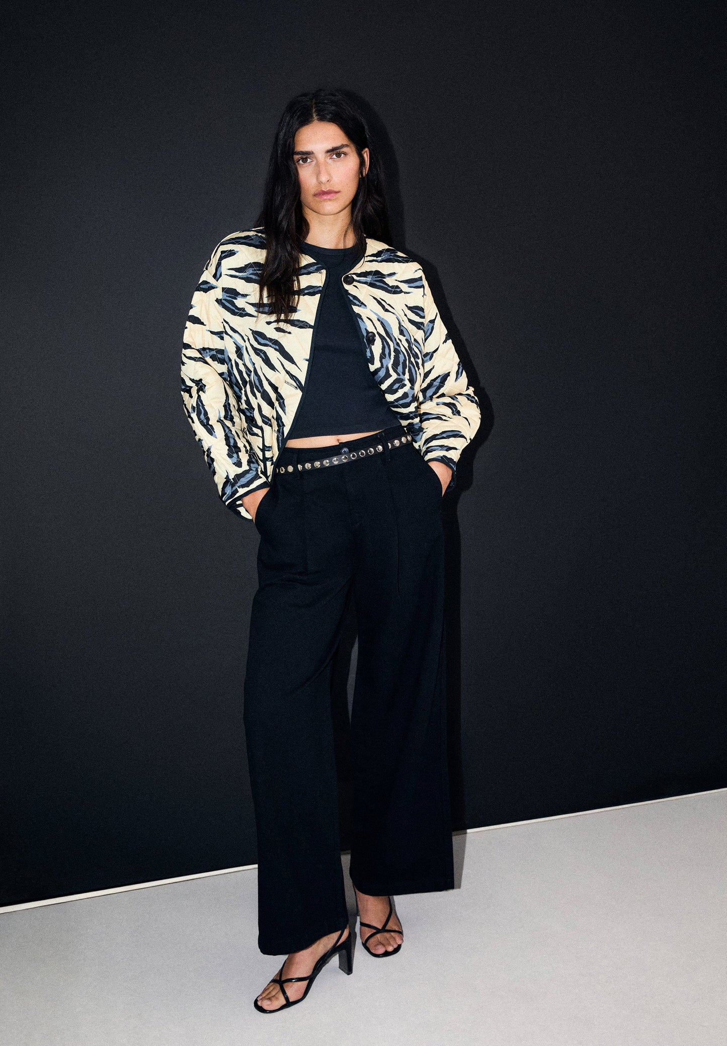 CARDIGAN REVERSÍVEL ESTAMPADO ANIMAL