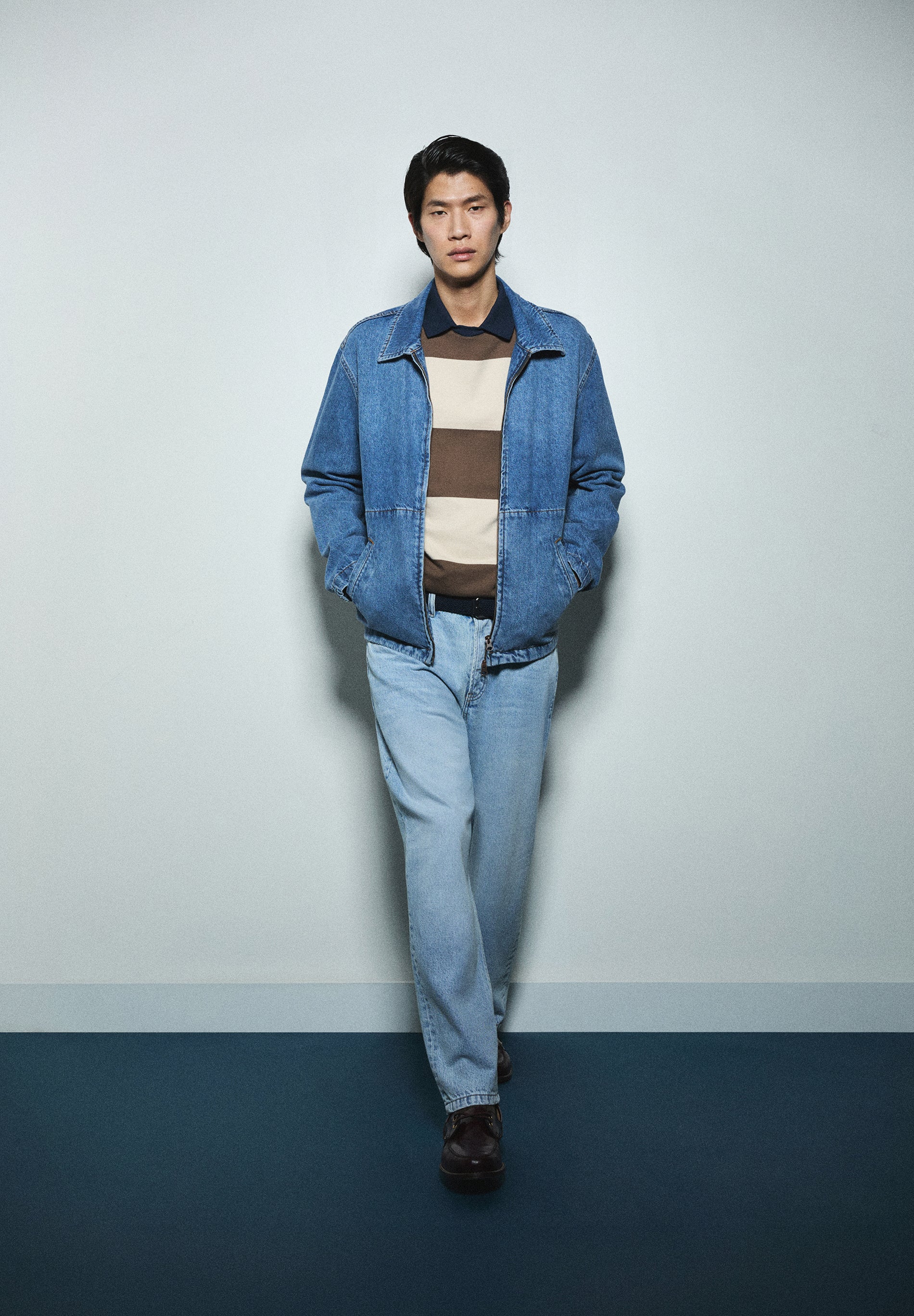 CARDIGAN BOMBER DENIM