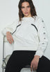 SWEATSHIRT BORDADA COM APLIQUES