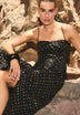 VESTIDO COM PADRÃO ESTAMPADO