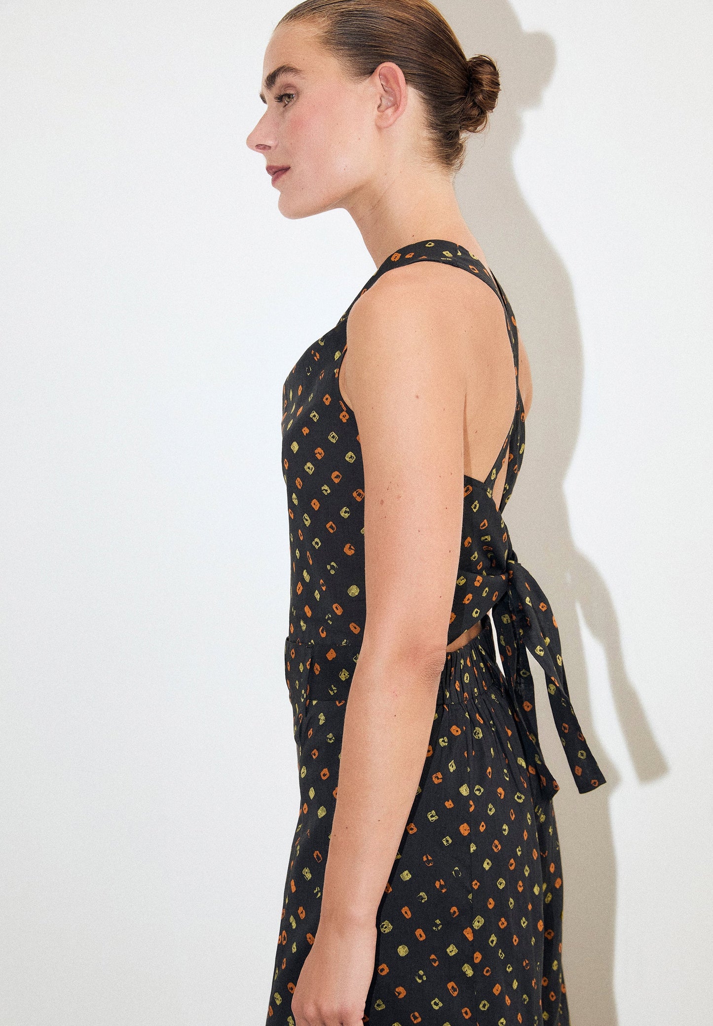 TOP COM PADRÃO EM 100% ALGODÃO