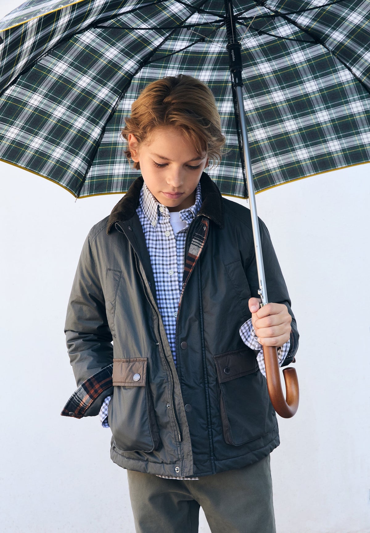 CARDIGAN ENCERADO MULTIBOLSOS