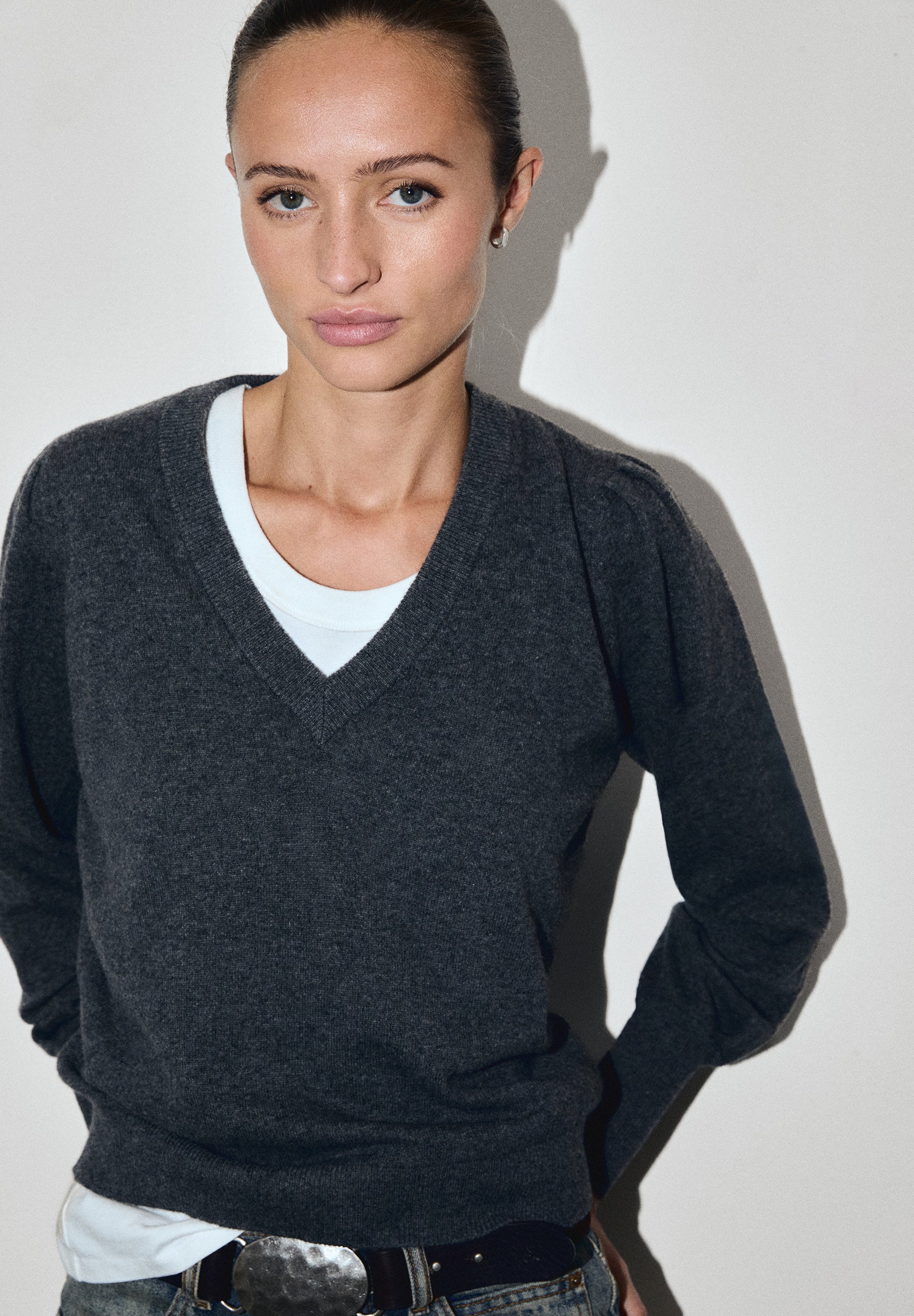 SWEATER COM MANGA ABALONADA