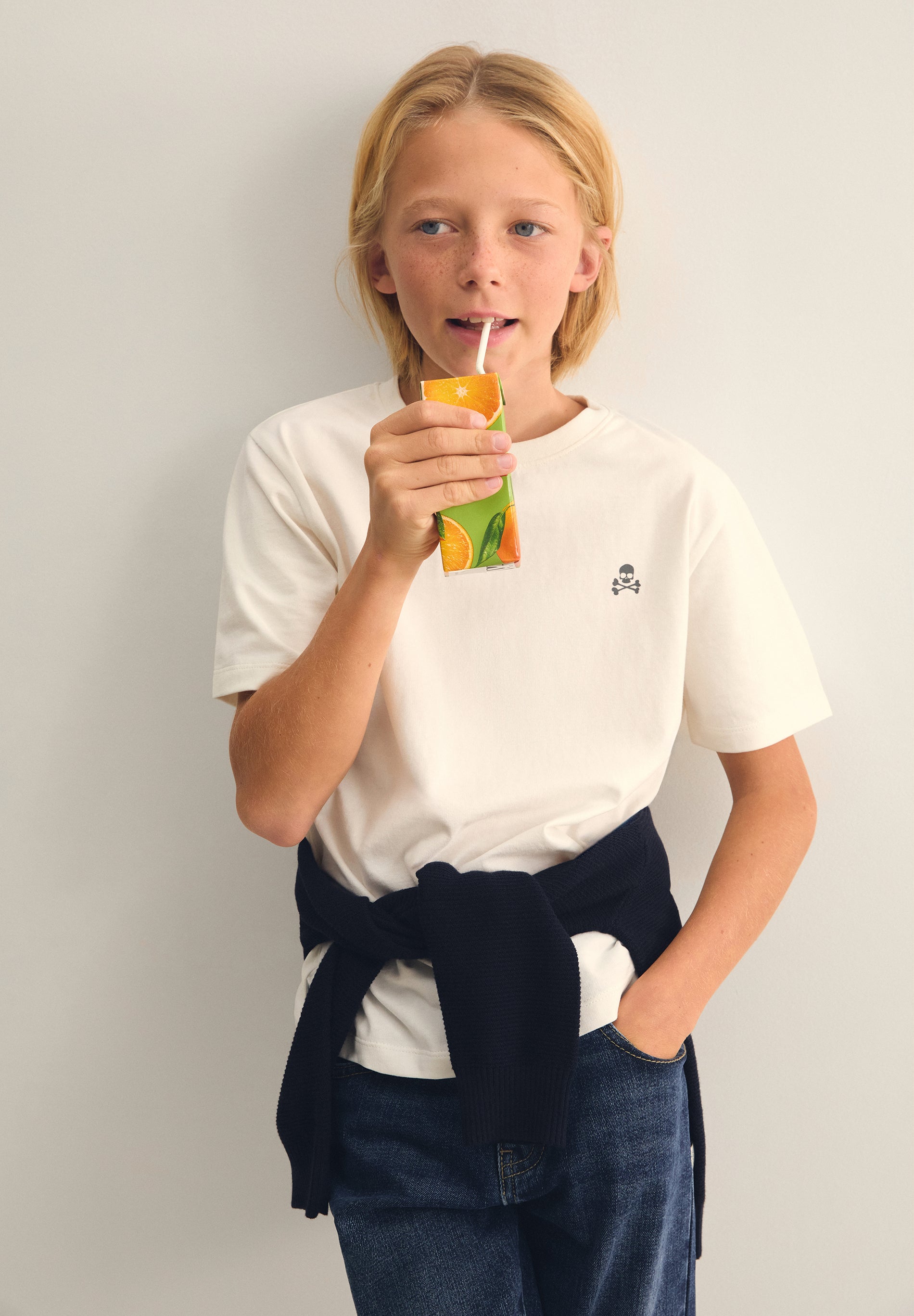 T-SHIRT COM PADRÃO PANCAKES