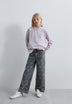 JEANS CULOTTES COM ESTRELAS
