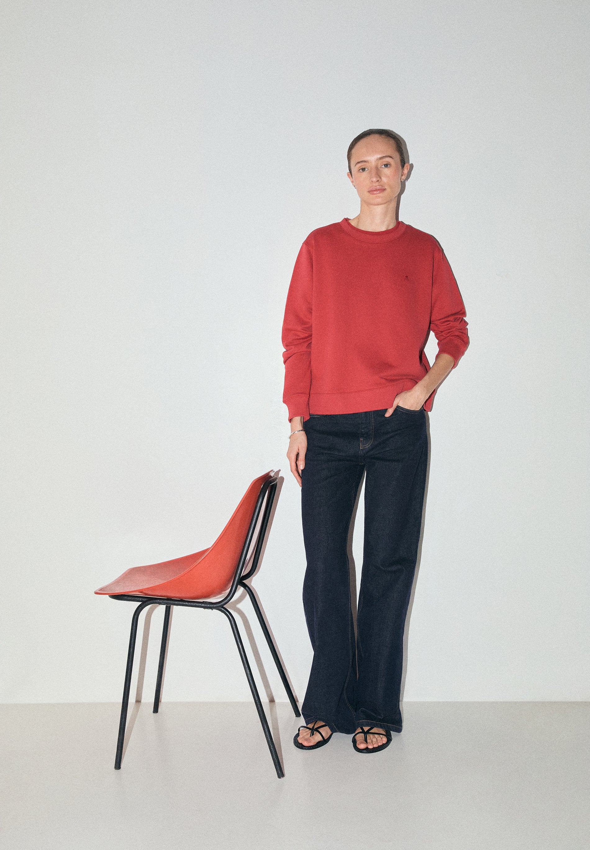 SWEATSHIRT BÁSICA COM SKULL