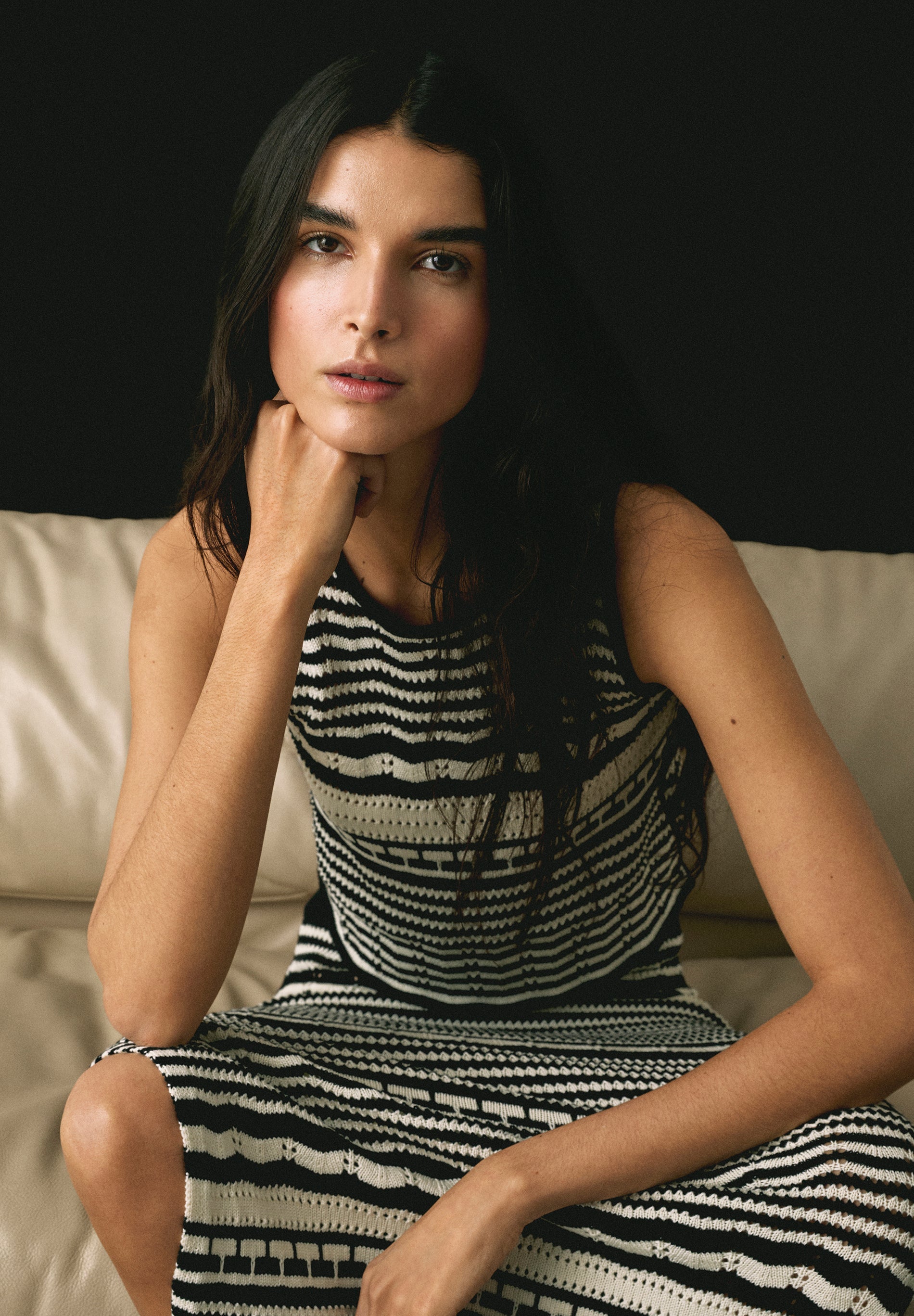 SCSTRIPES KNIT TOP