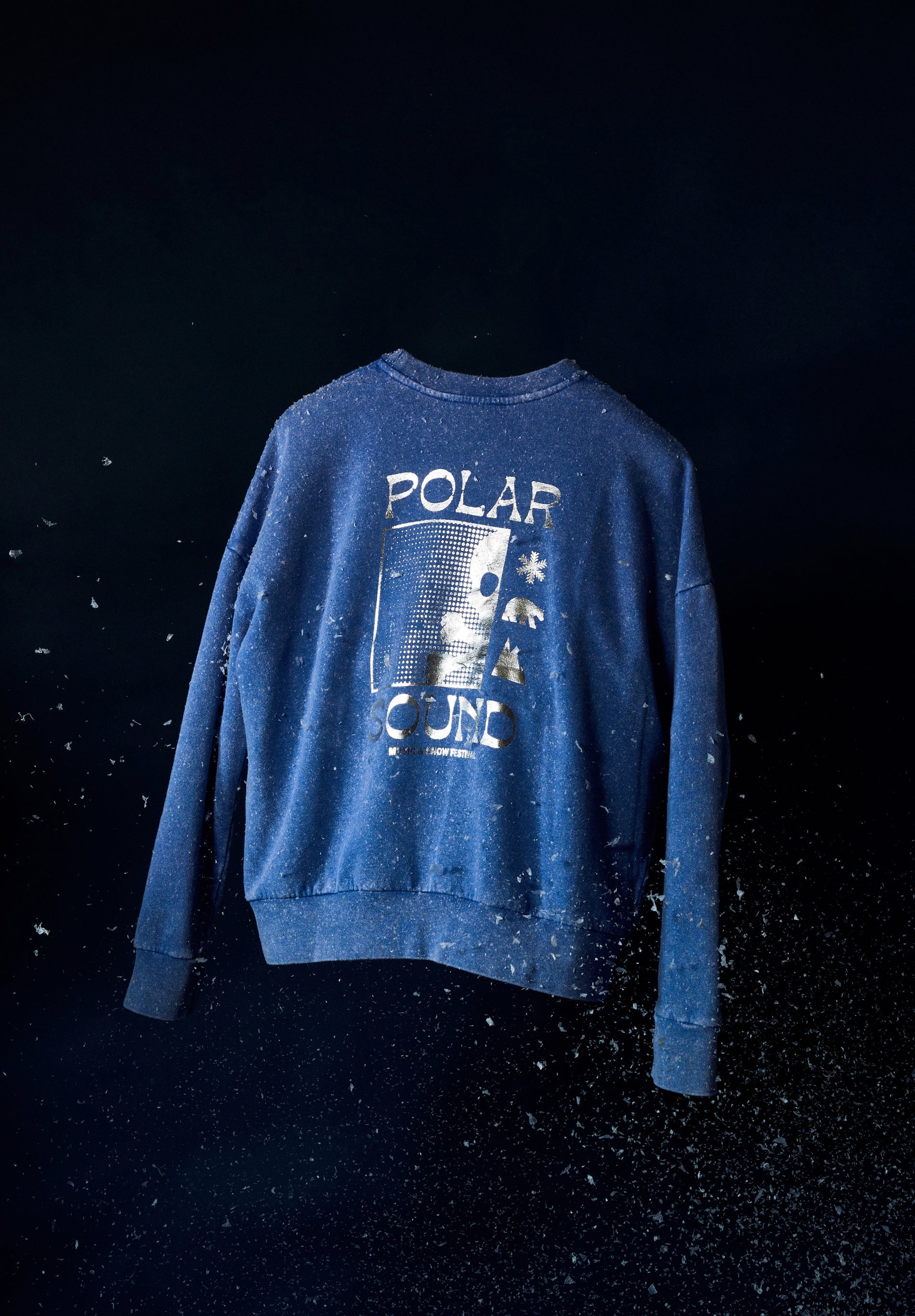 SWEATSHIRT DESBOTADA COM LOGO POLAR SOUND