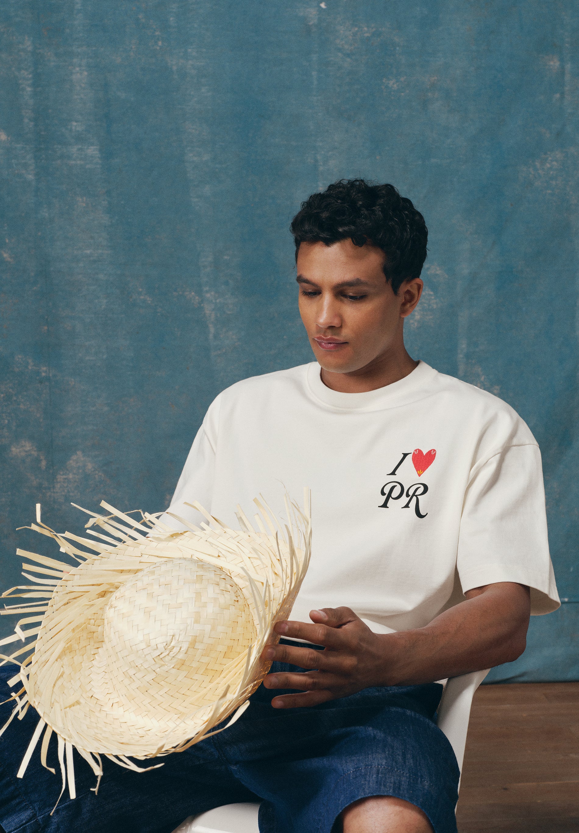 T-SHIRT COM ESTAMPADO DE PORTO RICO